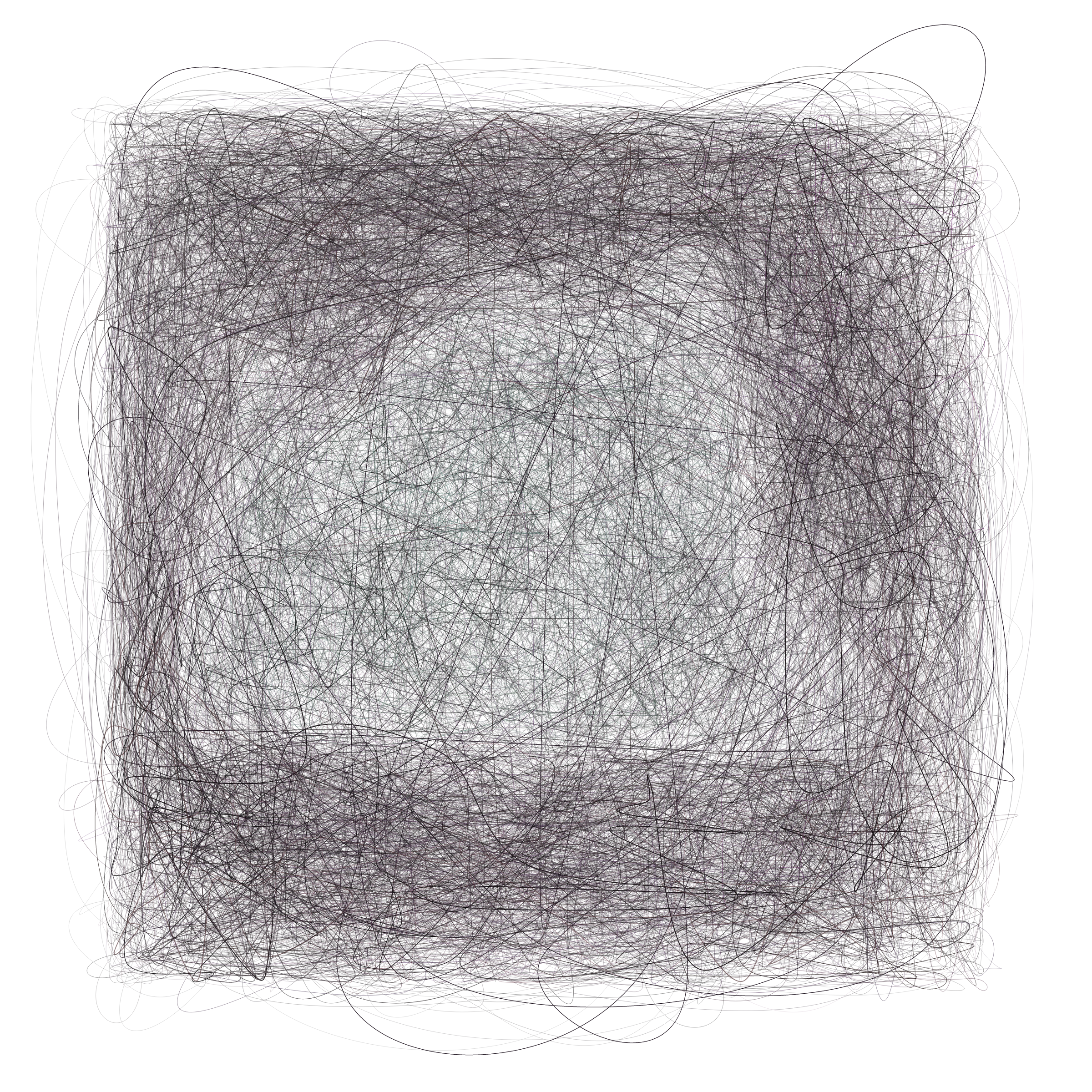 Art Blocks - Art Blocks v2 - Scribbled Boundaries #963 - NFT # 131000963