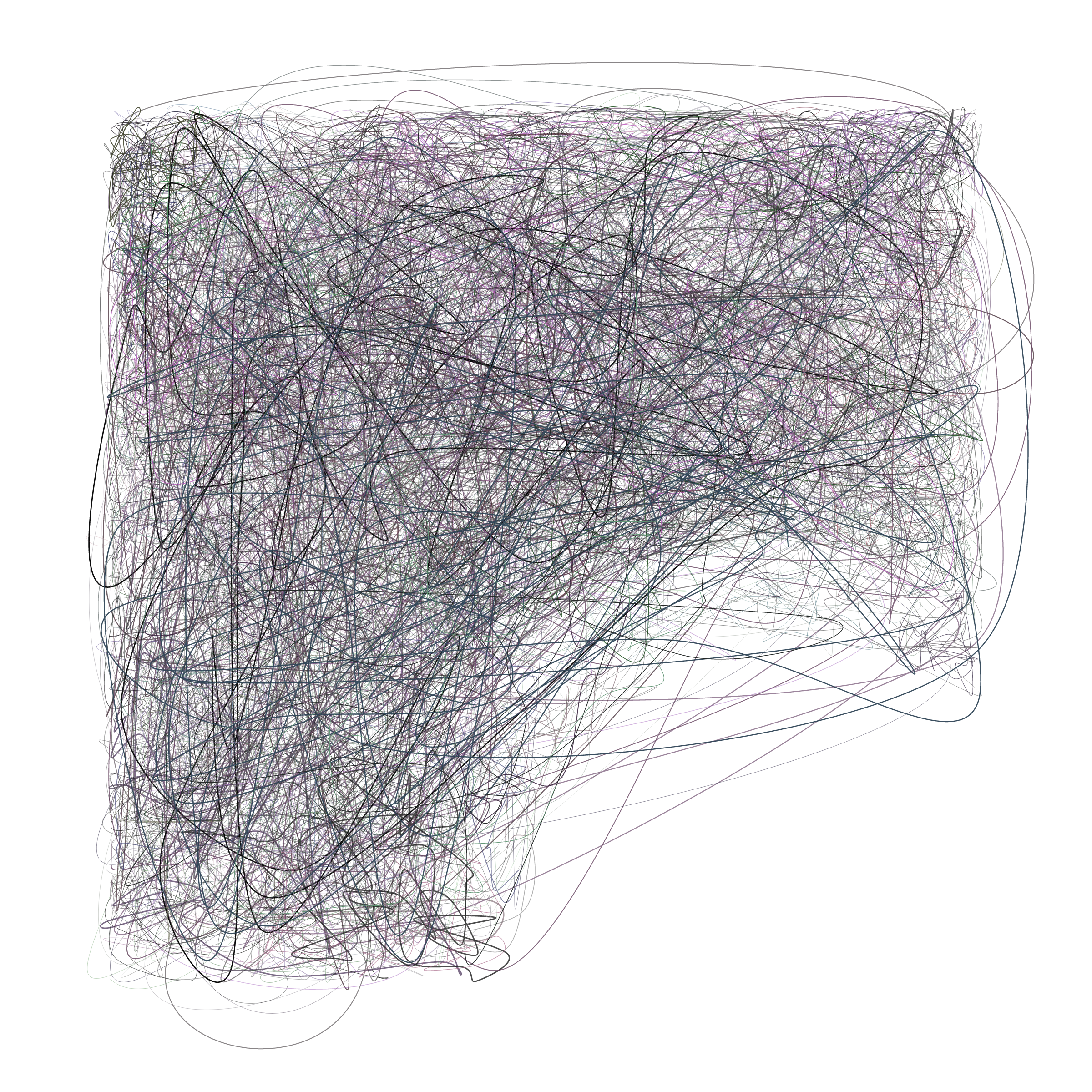 Art Blocks - Art Blocks v2 - Scribbled Boundaries #967 - NFT # 131000967