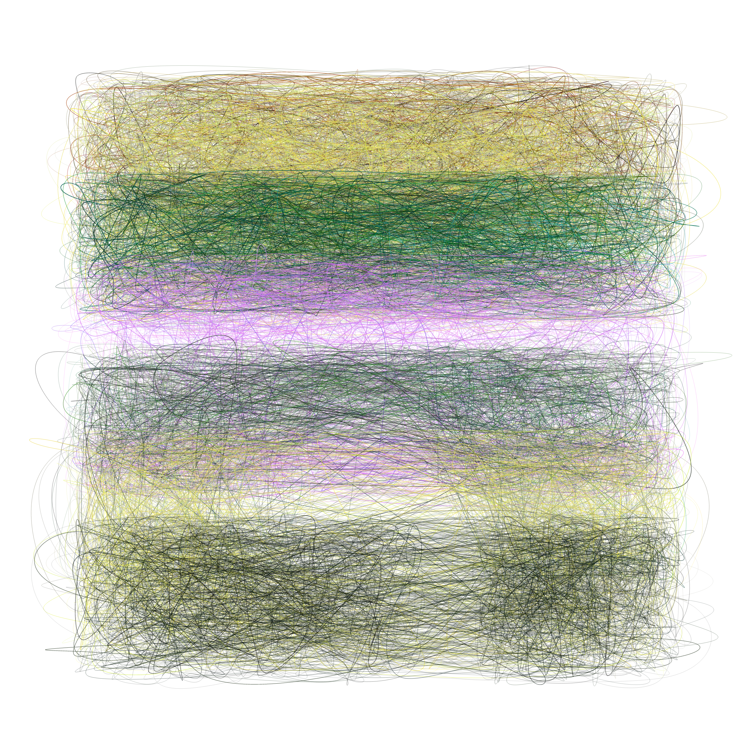 Art Blocks - Art Blocks v2 - Scribbled Boundaries #969 - NFT # 131000969