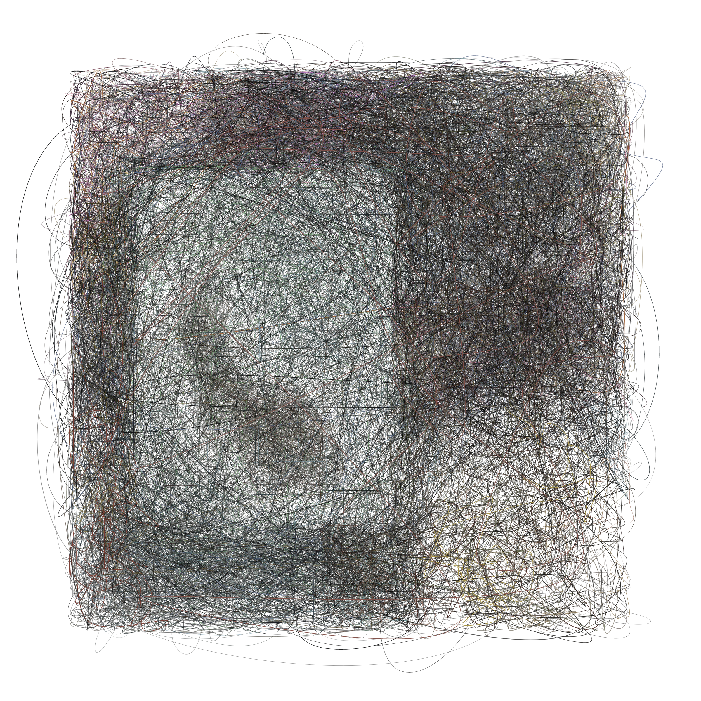 Art Blocks - Art Blocks v2 - Scribbled Boundaries #970 - NFT # 131000970