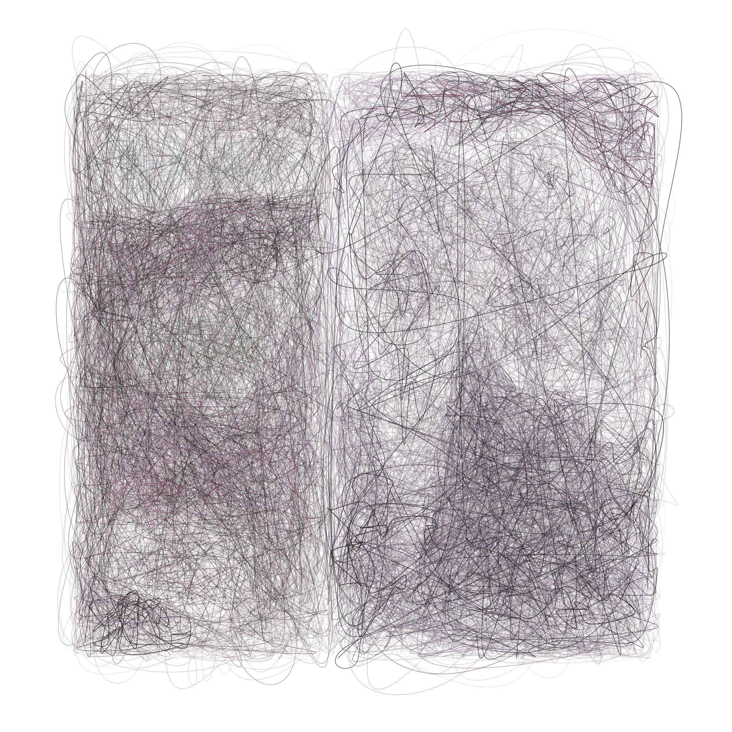 Art Blocks - Art Blocks v2 - Scribbled Boundaries #972 - NFT # 131000972