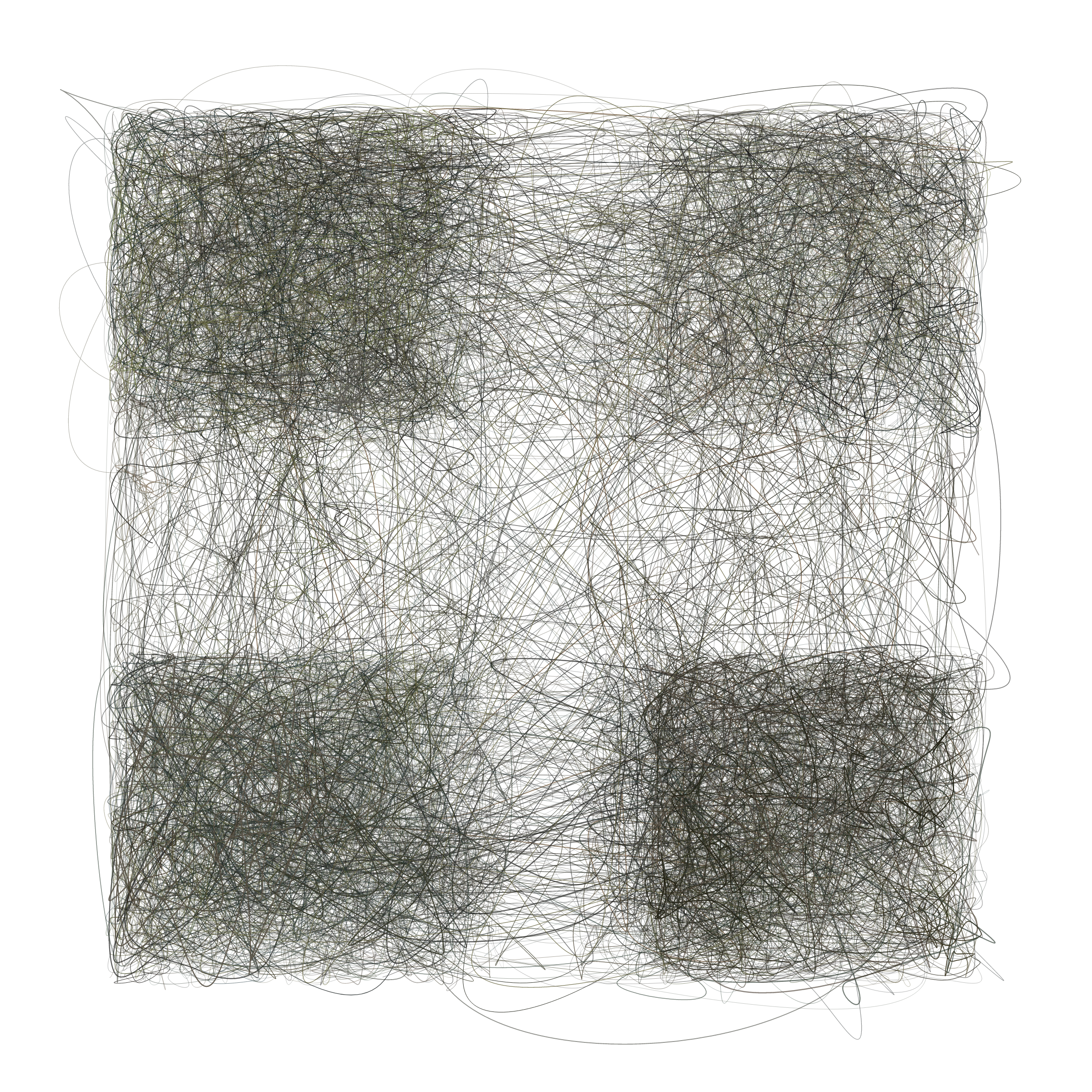 Art Blocks - Art Blocks v2 - Scribbled Boundaries #974 - NFT # 131000974