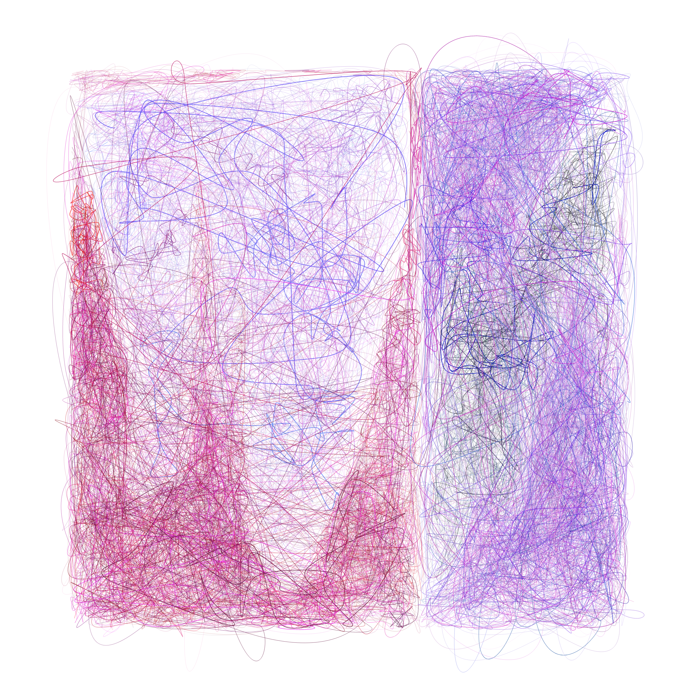 Art Blocks - Art Blocks v2 - Scribbled Boundaries #978 - NFT # 131000978