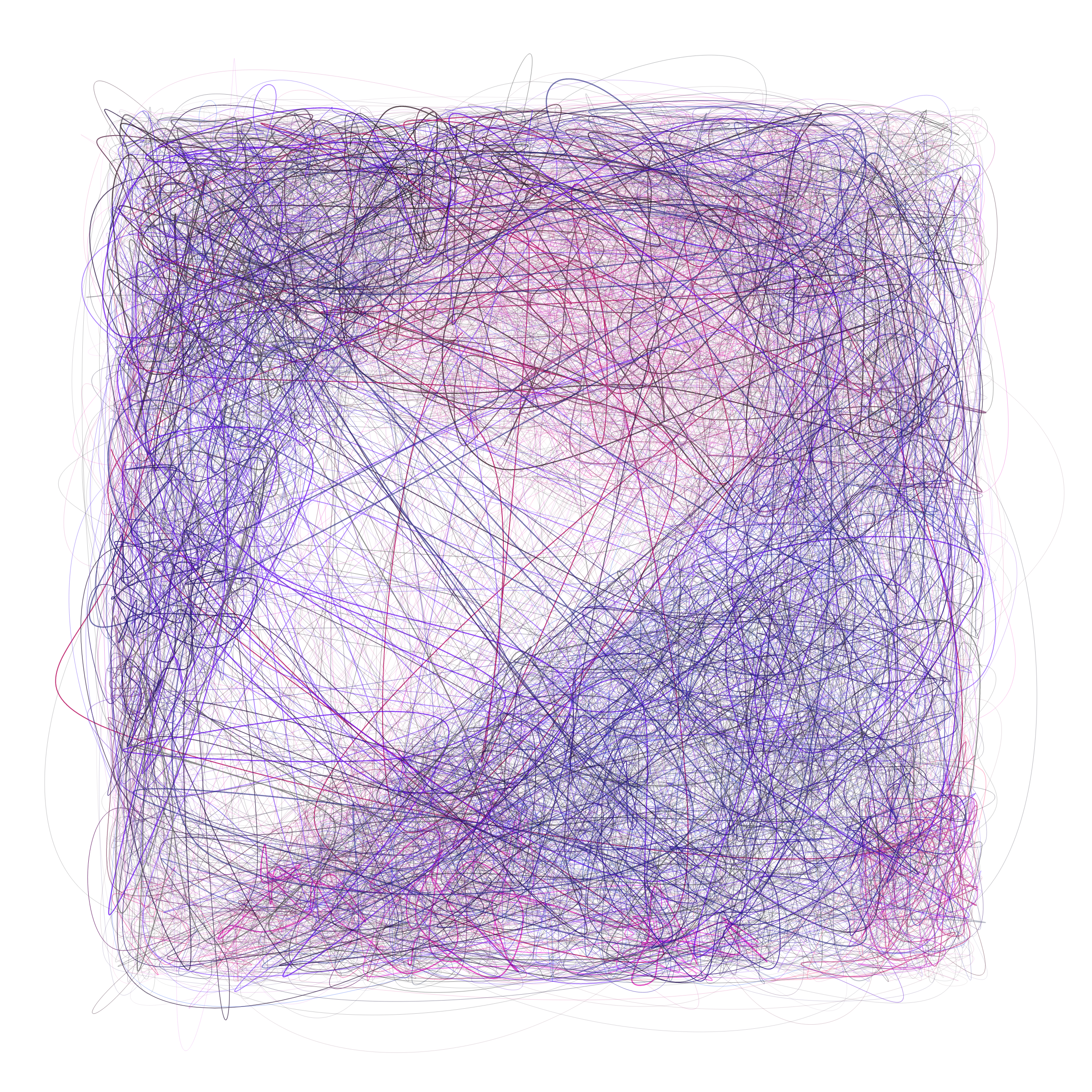 Art Blocks - Art Blocks v2 - Scribbled Boundaries #981 - NFT # 131000981