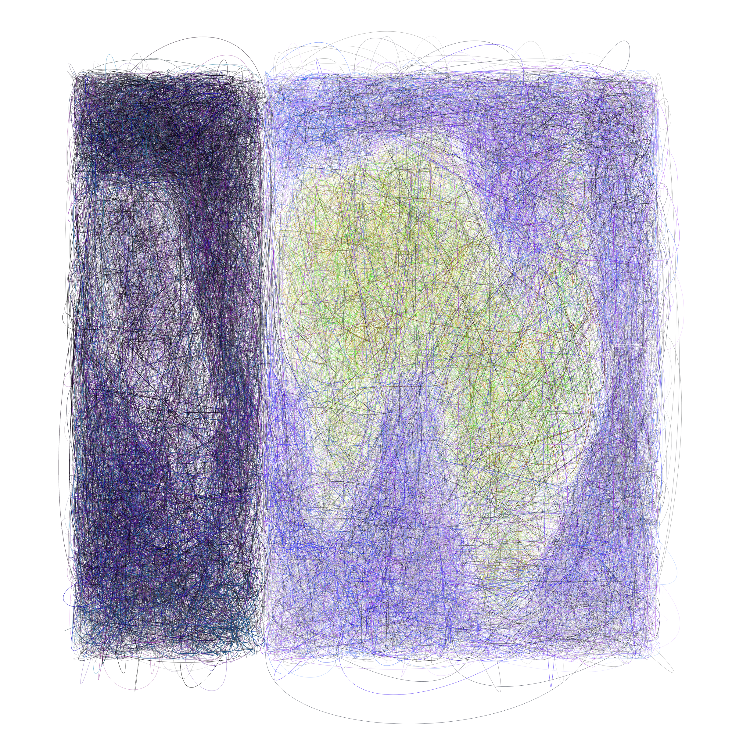 Art Blocks - Art Blocks v2 - Scribbled Boundaries #983 - NFT # 131000983