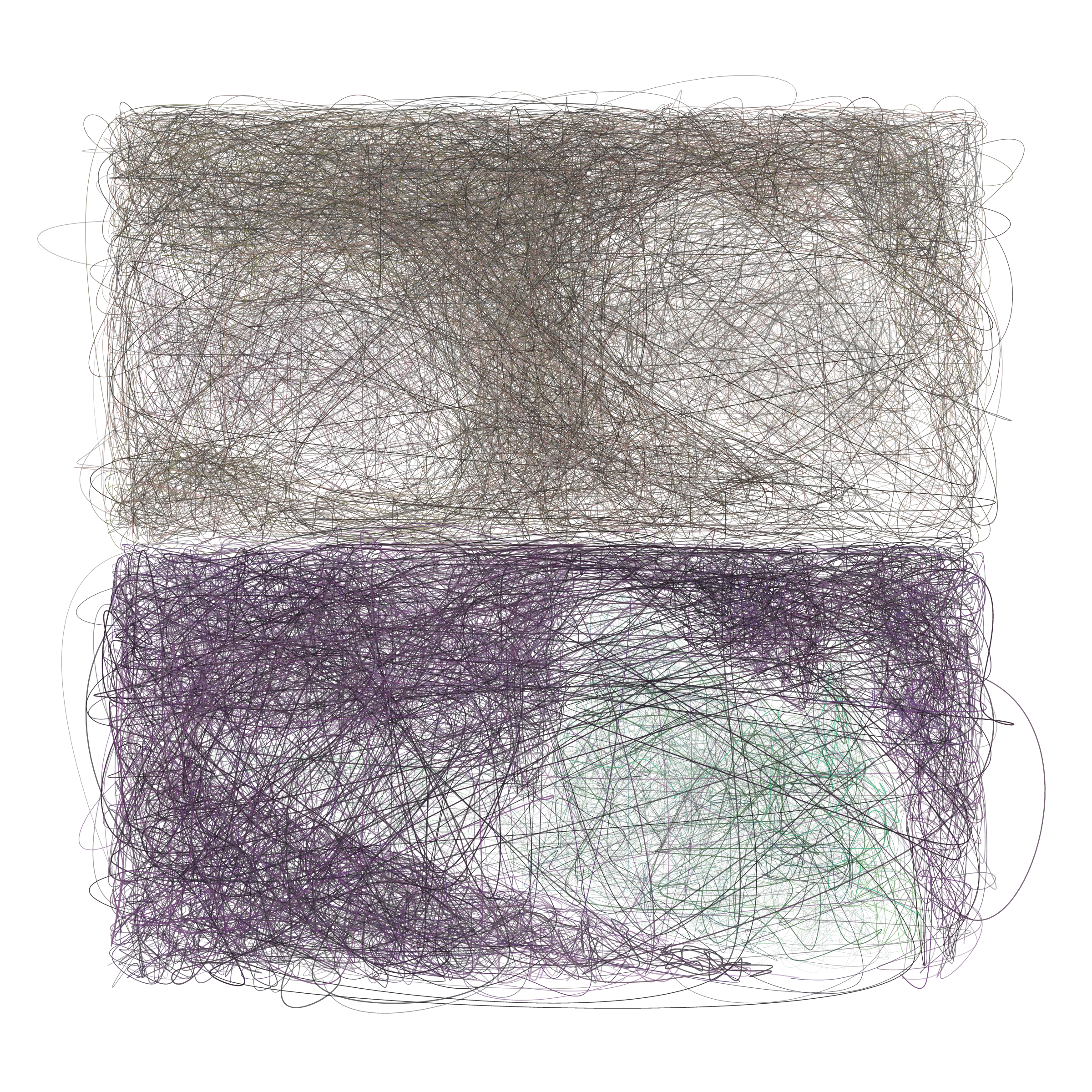 Art Blocks - Art Blocks v2 - Scribbled Boundaries #985 - NFT # 131000985