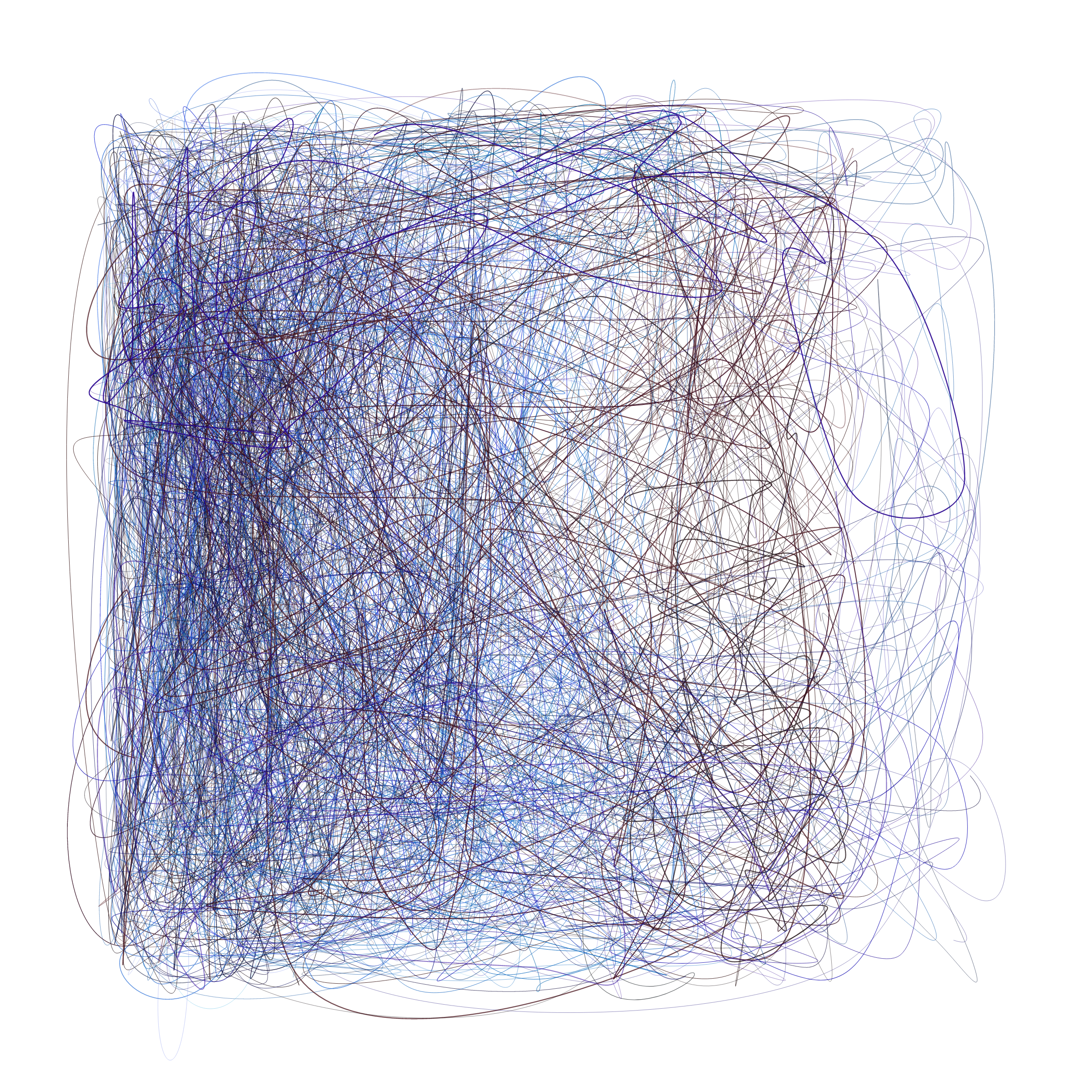 Art Blocks - Art Blocks v2 - Scribbled Boundaries #987 - NFT # 131000987