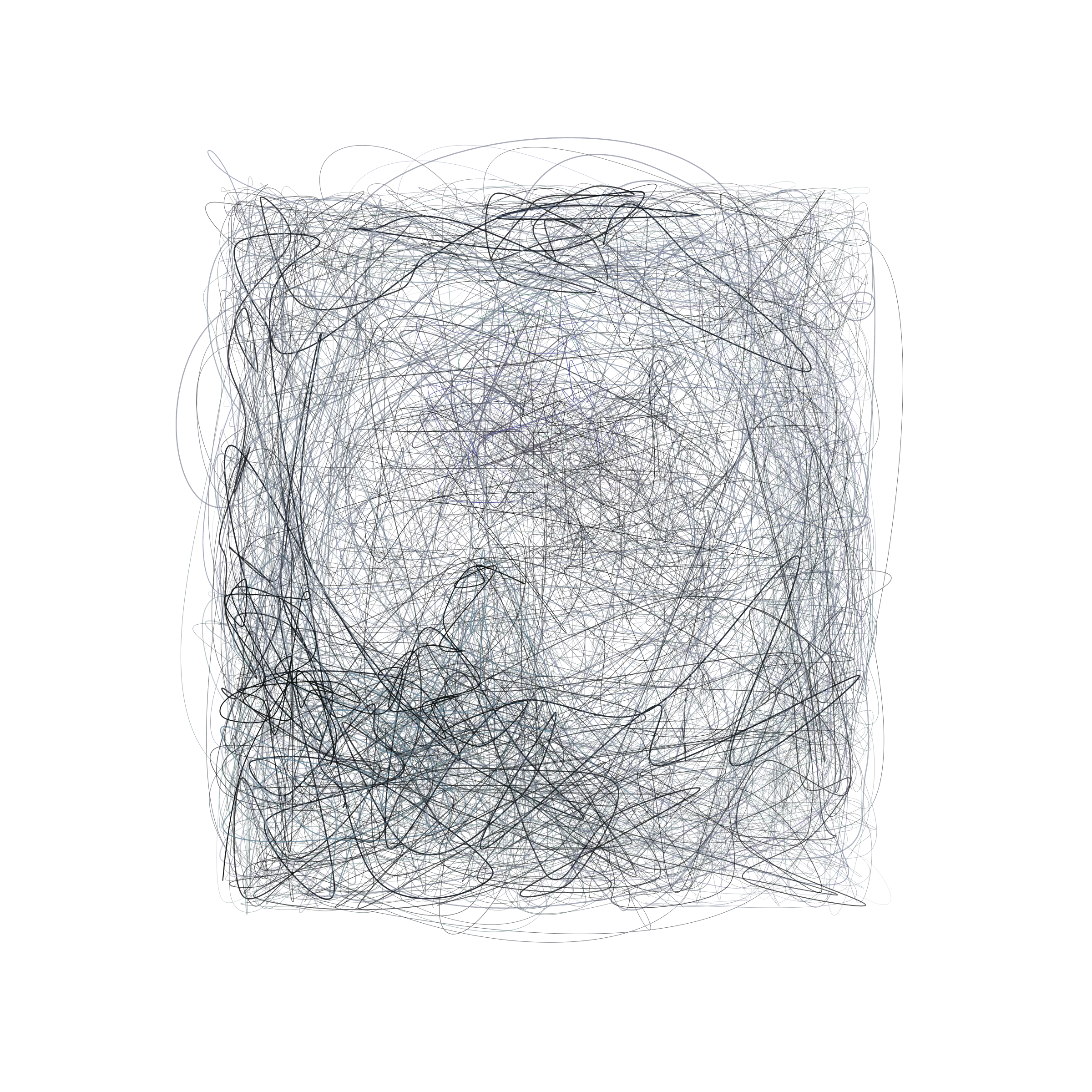 Art Blocks - Art Blocks v2 - Scribbled Boundaries #988 - NFT # 131000988