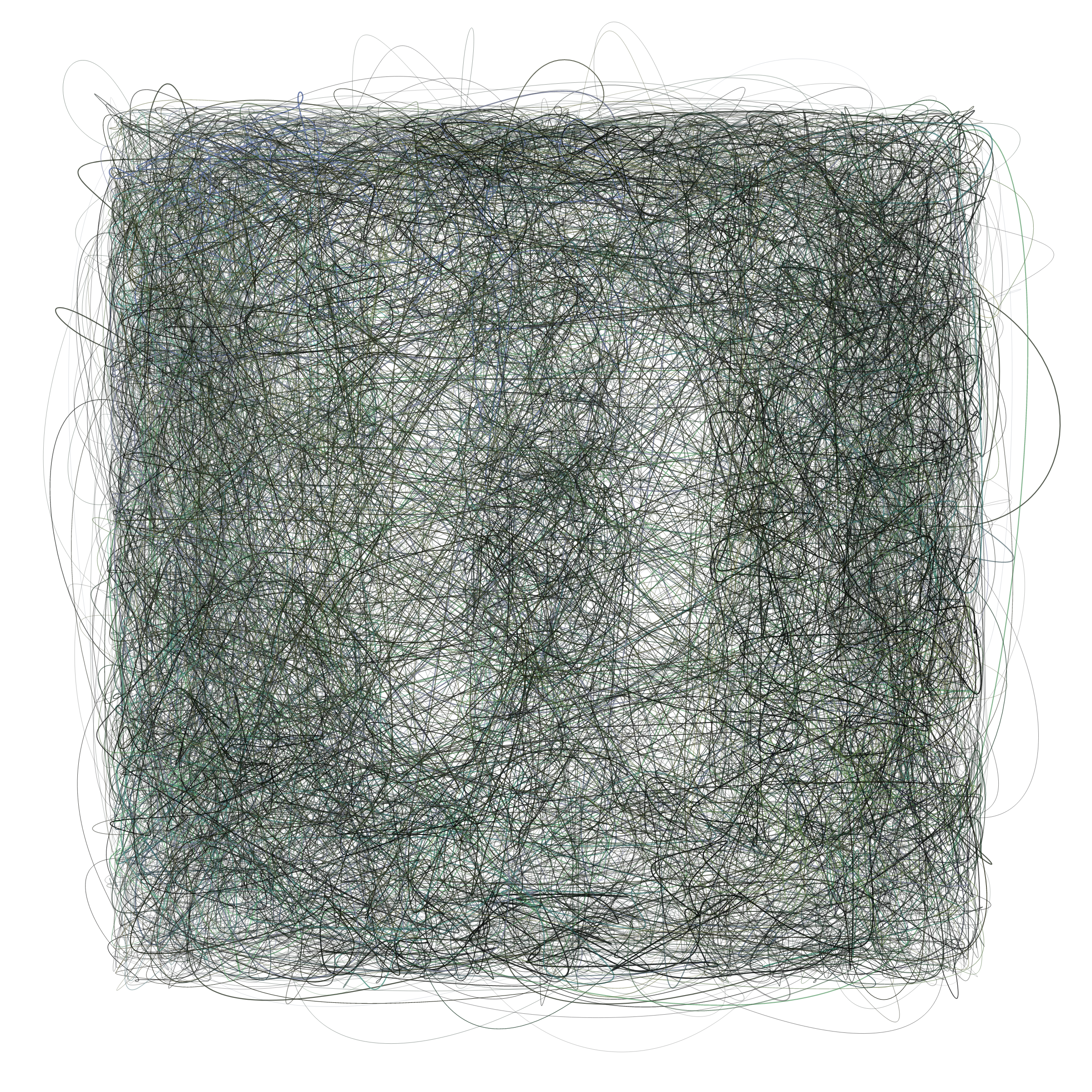 Art Blocks - Art Blocks v2 - Scribbled Boundaries #989 - NFT # 131000989