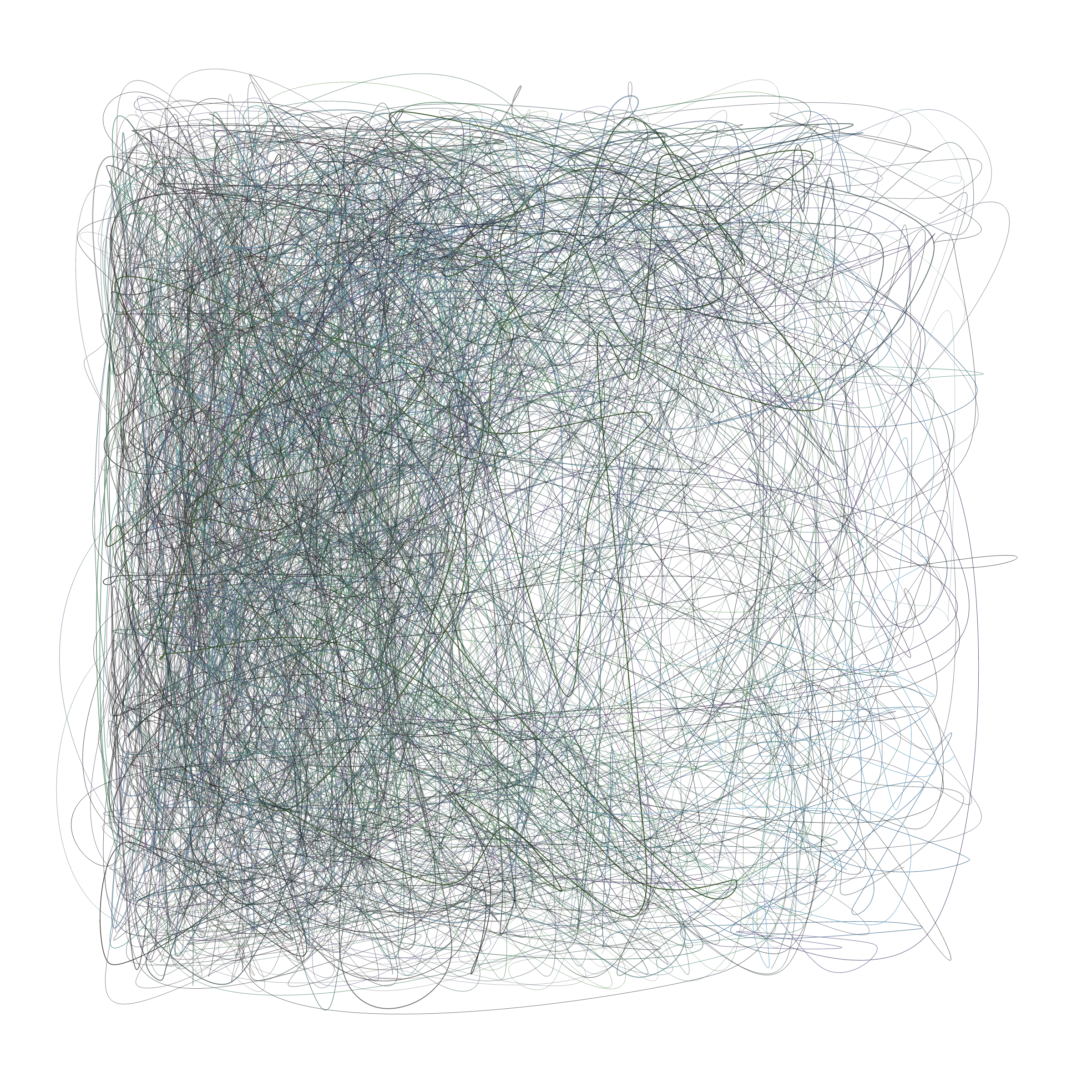 Art Blocks - Art Blocks v2 - Scribbled Boundaries #991 - NFT # 131000991