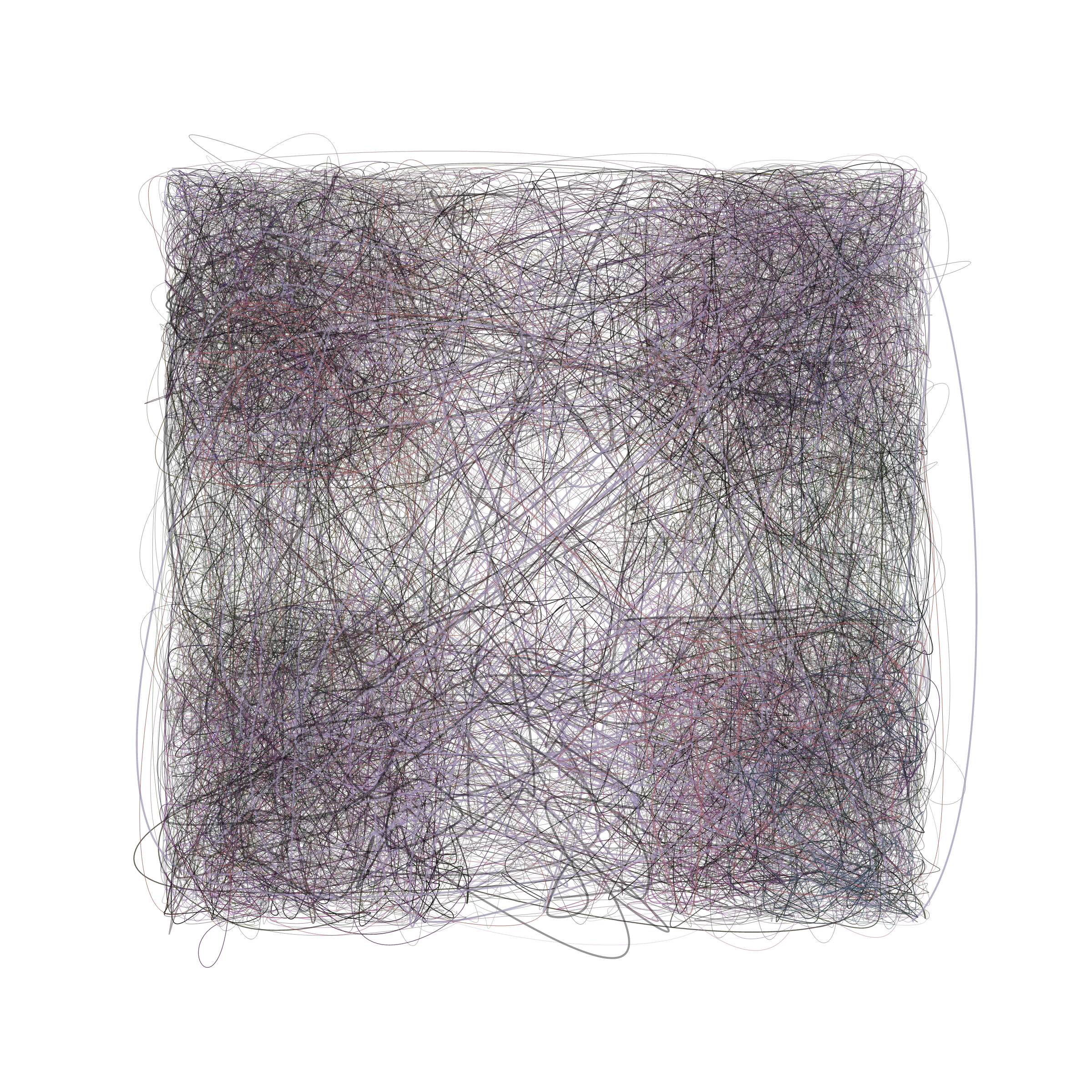 Art Blocks - Art Blocks v2 - Scribbled Boundaries #993 - NFT # 131000993