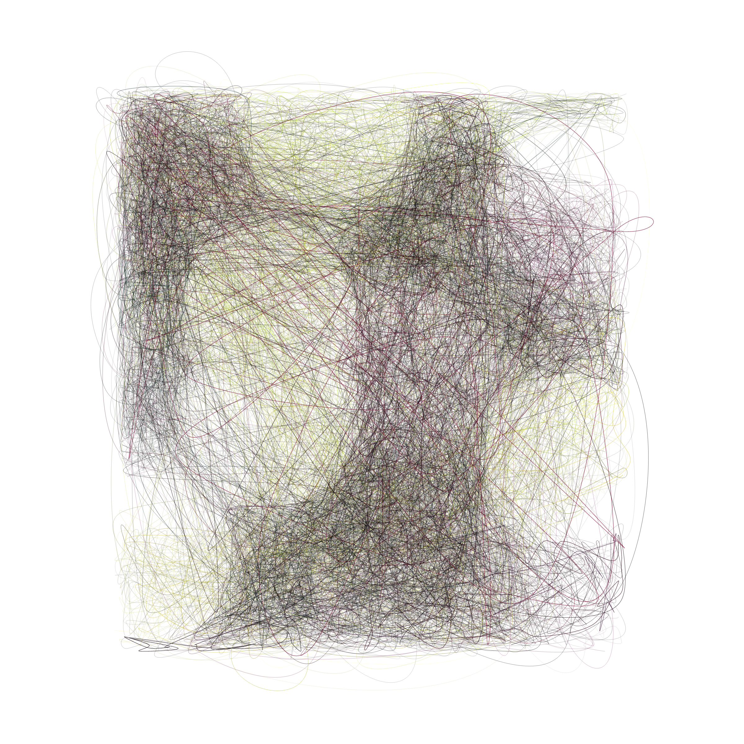 Art Blocks - Art Blocks v2 - Scribbled Boundaries #997 - NFT # 131000997