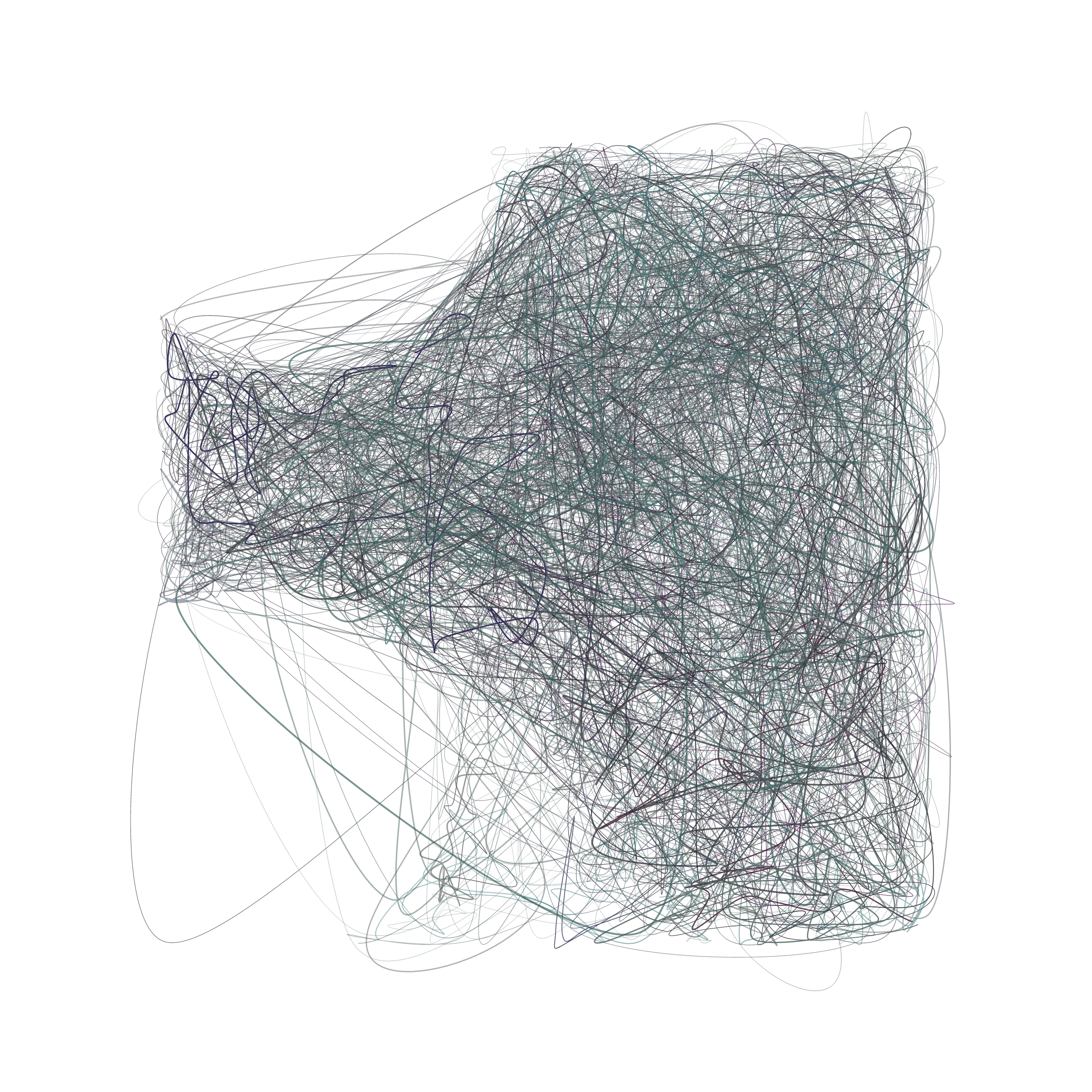 Art Blocks - Art Blocks v2 - Scribbled Boundaries #998 - NFT # 131000998