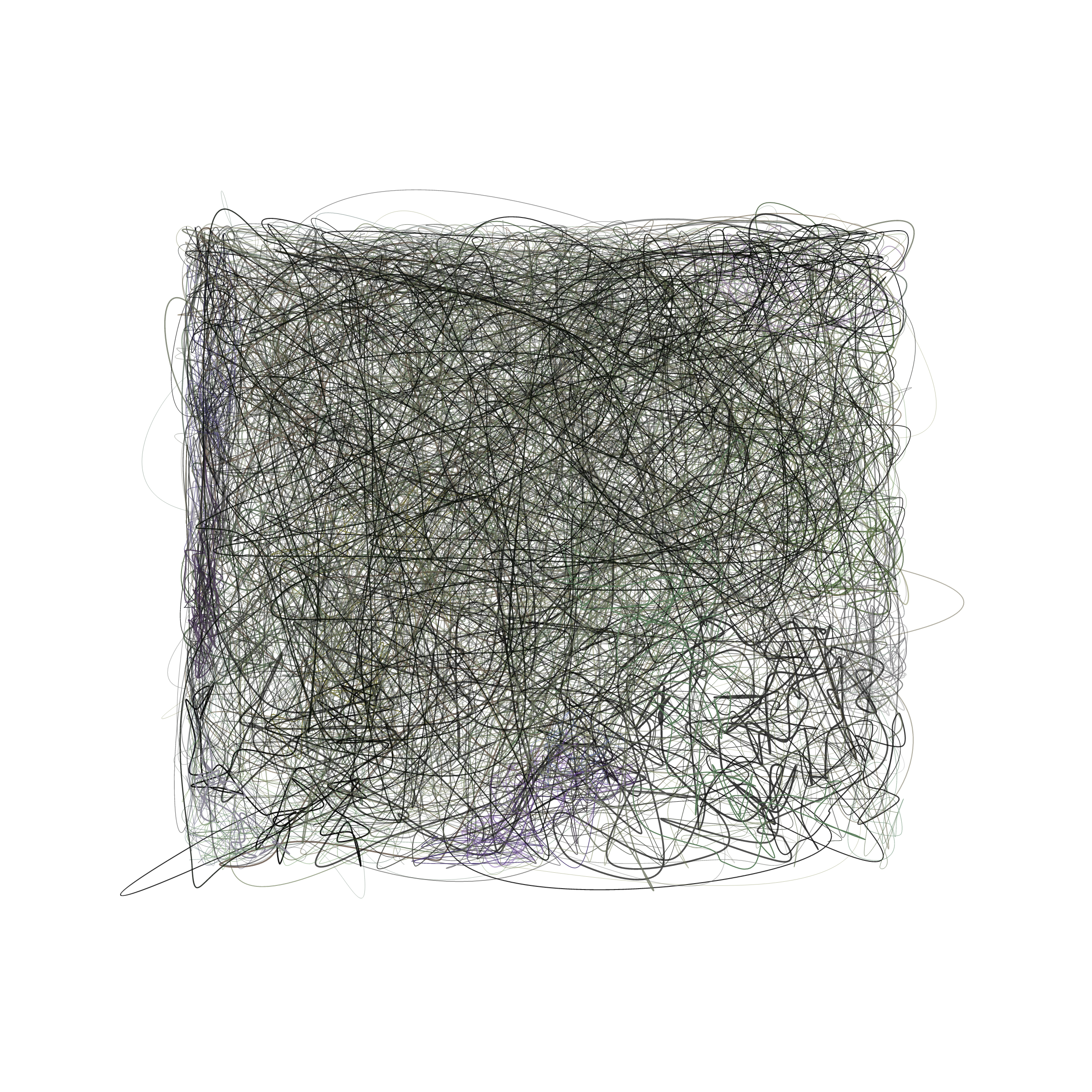 Art Blocks - Art Blocks v2 - Scribbled Boundaries #999 - NFT # 131000999