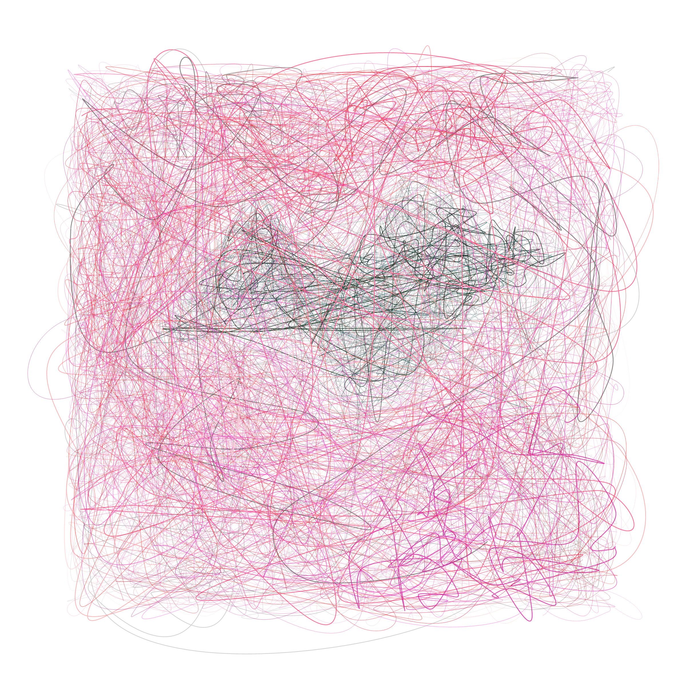 Art Blocks - Art Blocks v2 - Scribbled Boundaries #1004 - NFT # 131001004