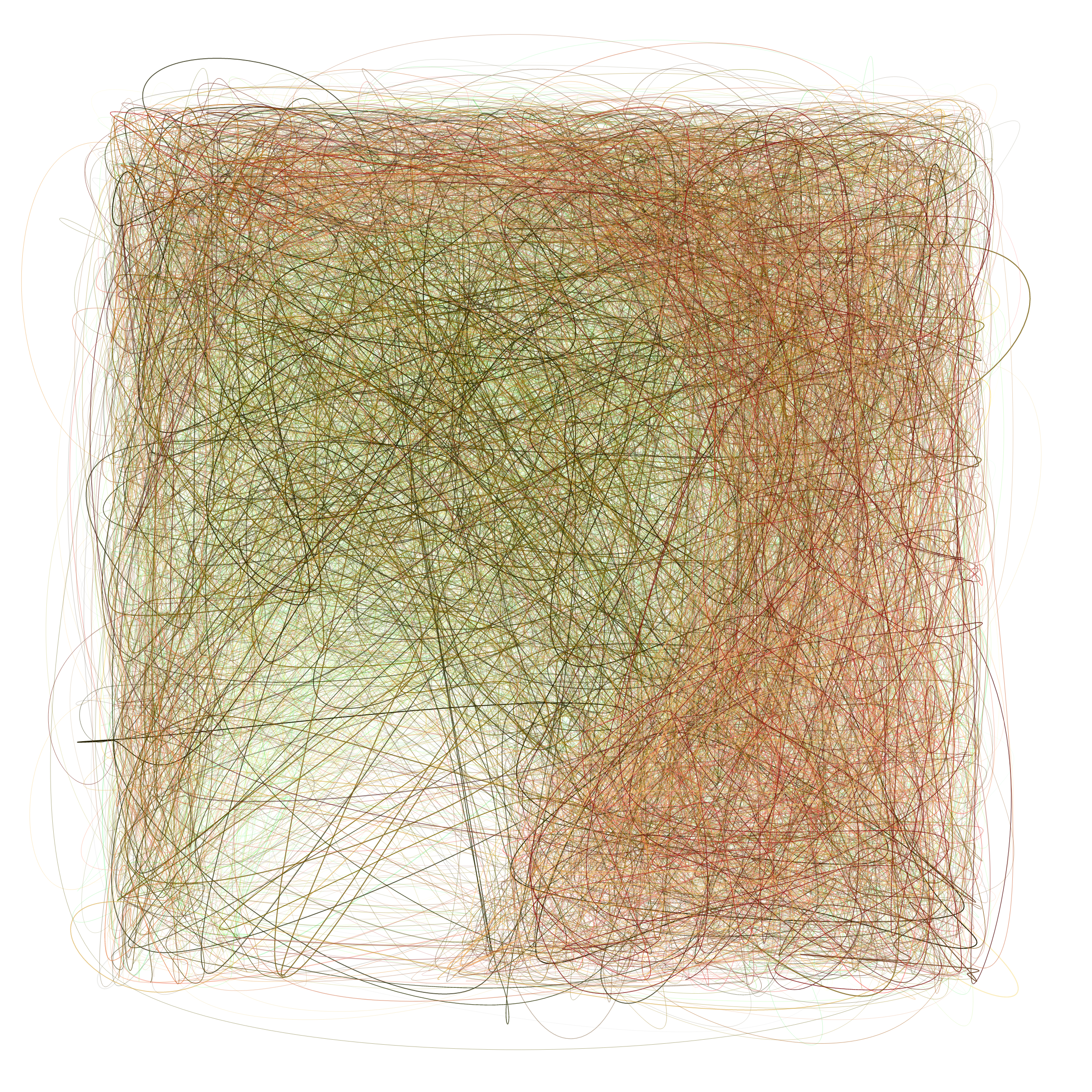 Art Blocks - Art Blocks v2 - Scribbled Boundaries #1005 - NFT # 131001005