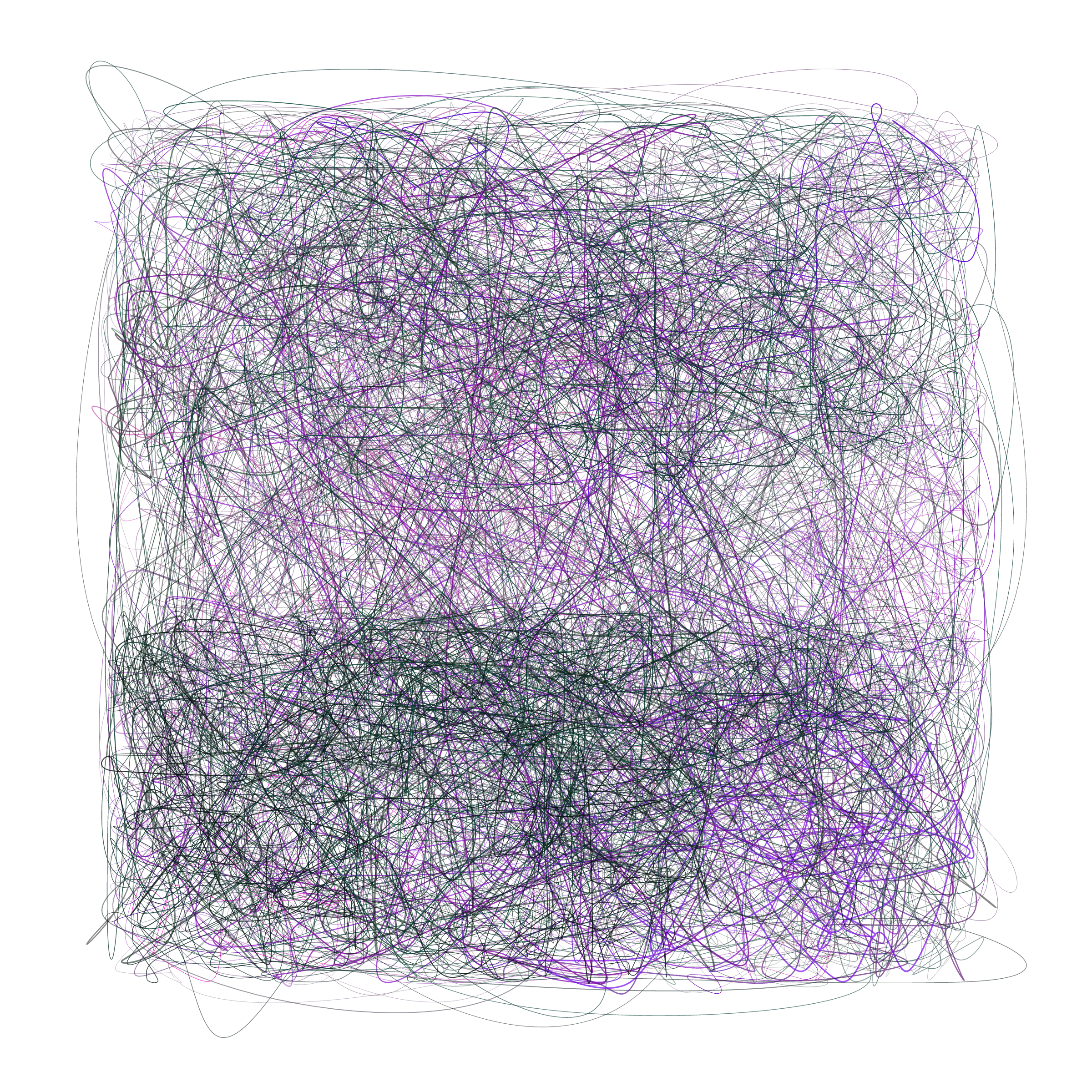 Art Blocks - Art Blocks v2 - Scribbled Boundaries #1008 - NFT # 131001008