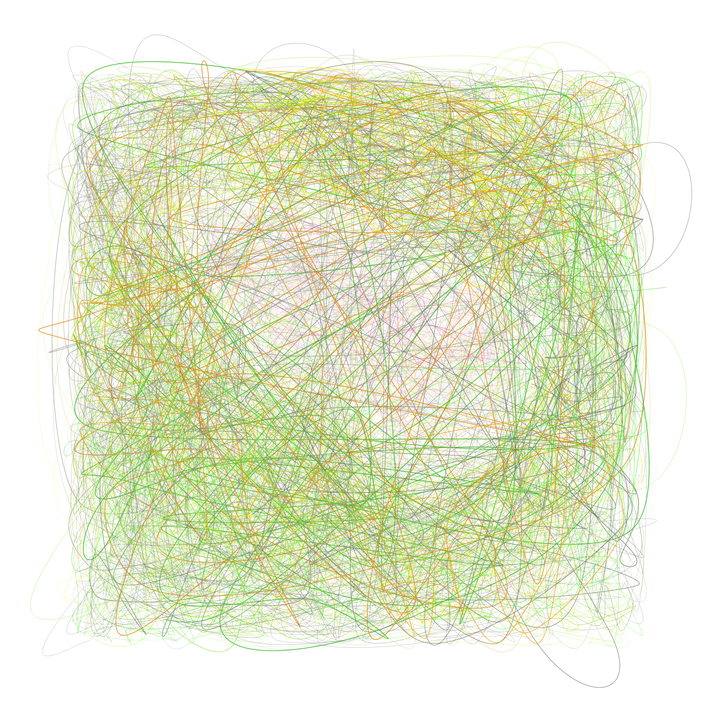 Art Blocks - Art Blocks v2 - Scribbled Boundaries #1014 - NFT # 131001014