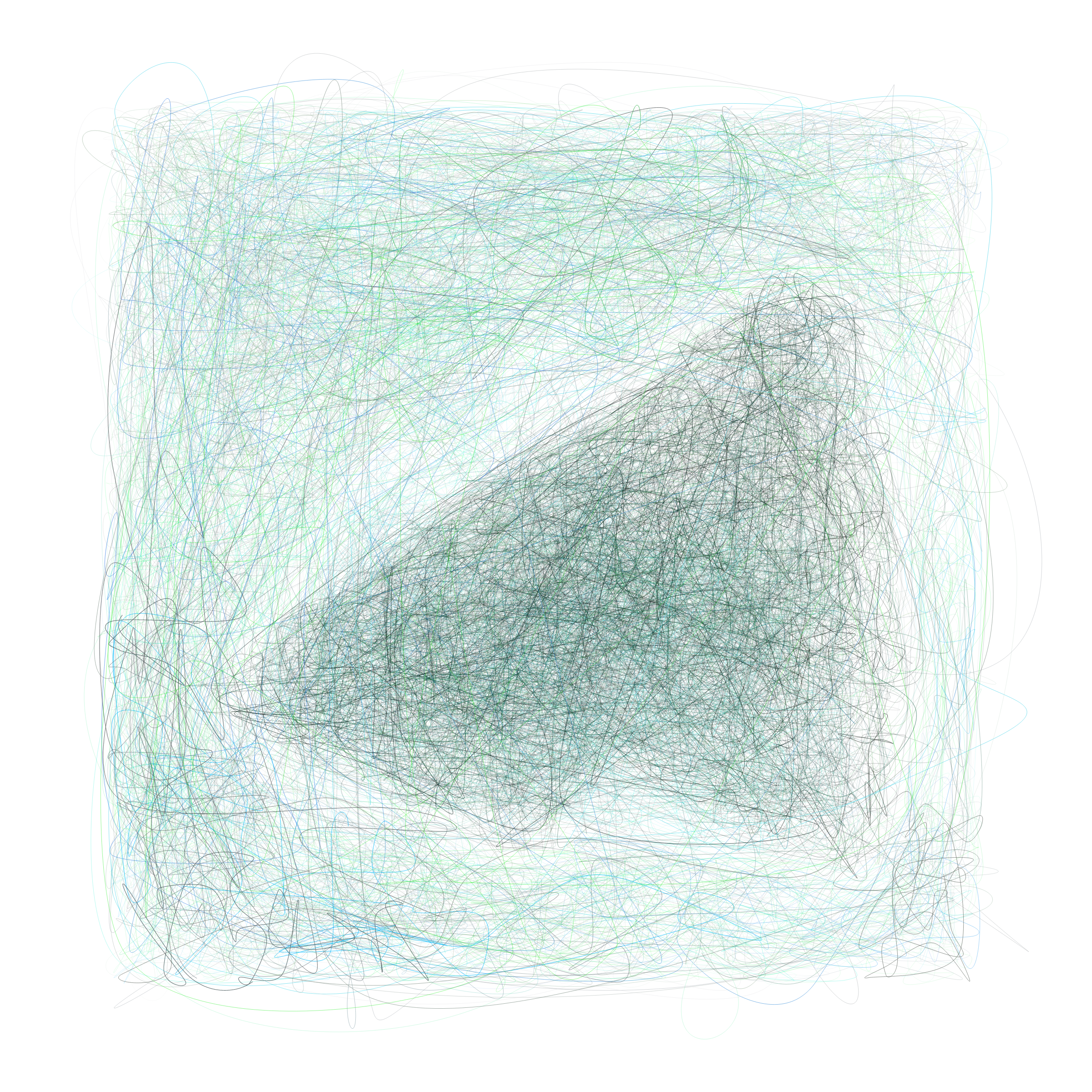 Art Blocks - Art Blocks v2 - Scribbled Boundaries #1015 - NFT # 131001015