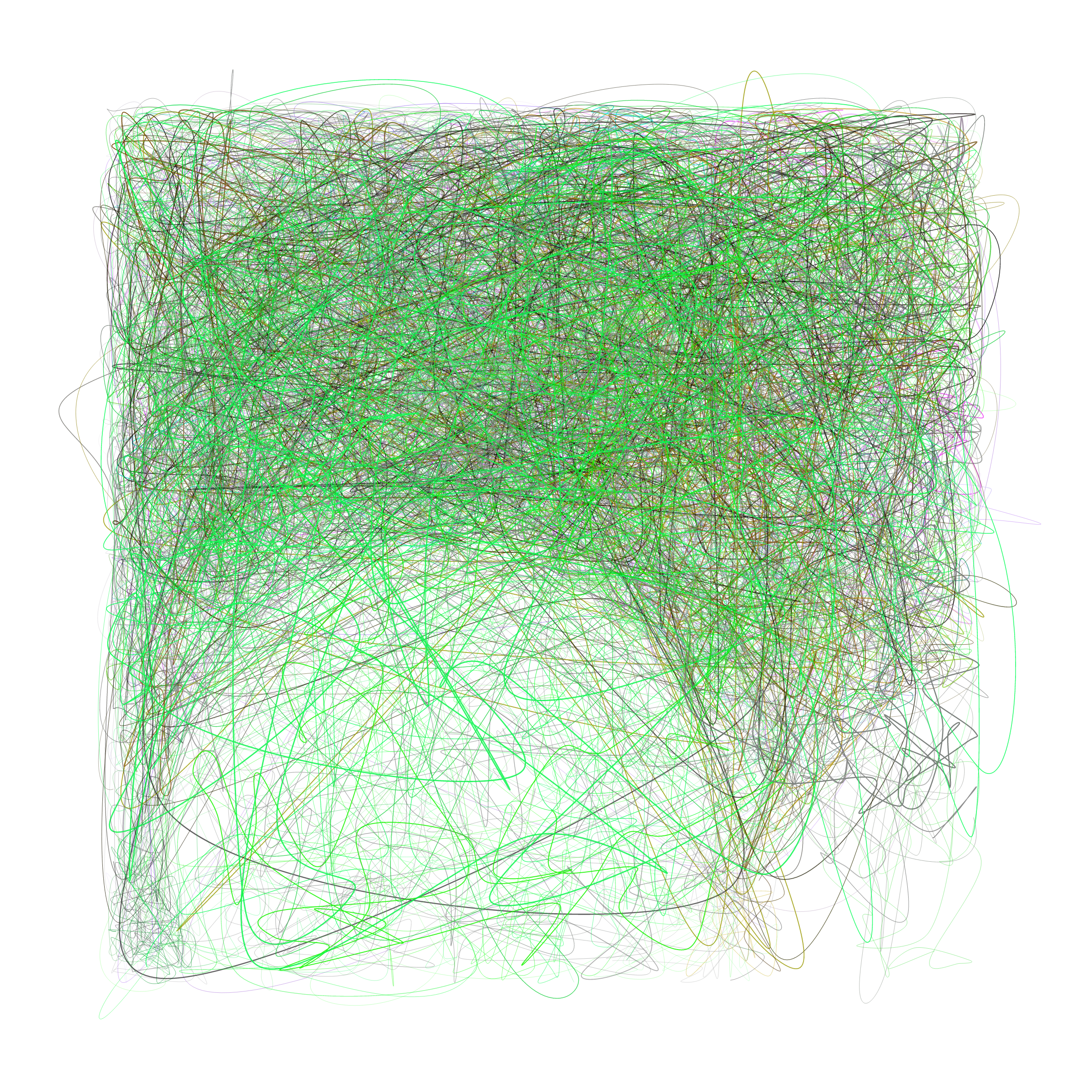 Art Blocks - Art Blocks v2 - Scribbled Boundaries #1016 - NFT # 131001016