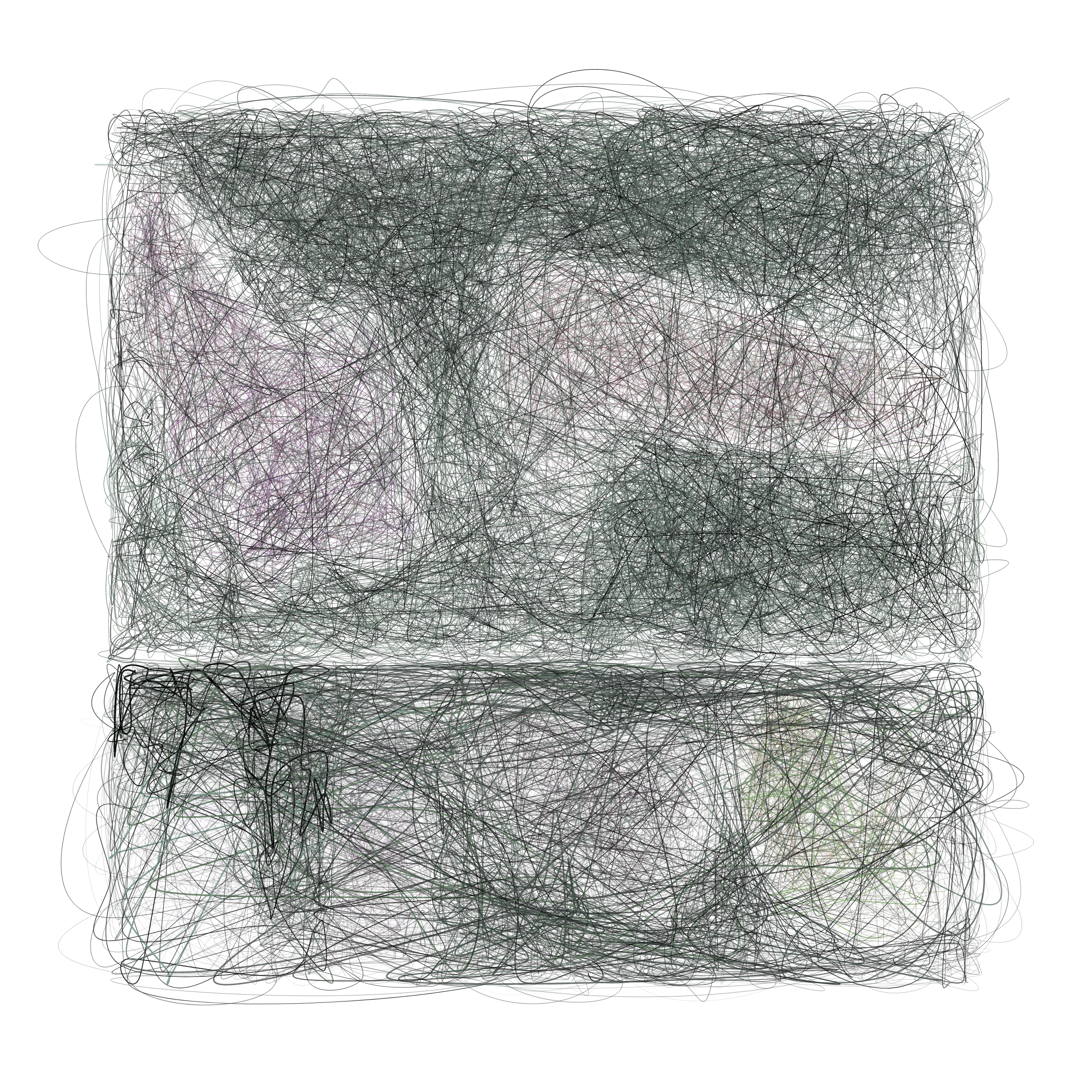 Art Blocks - Art Blocks v2 - Scribbled Boundaries #1017 - NFT # 131001017