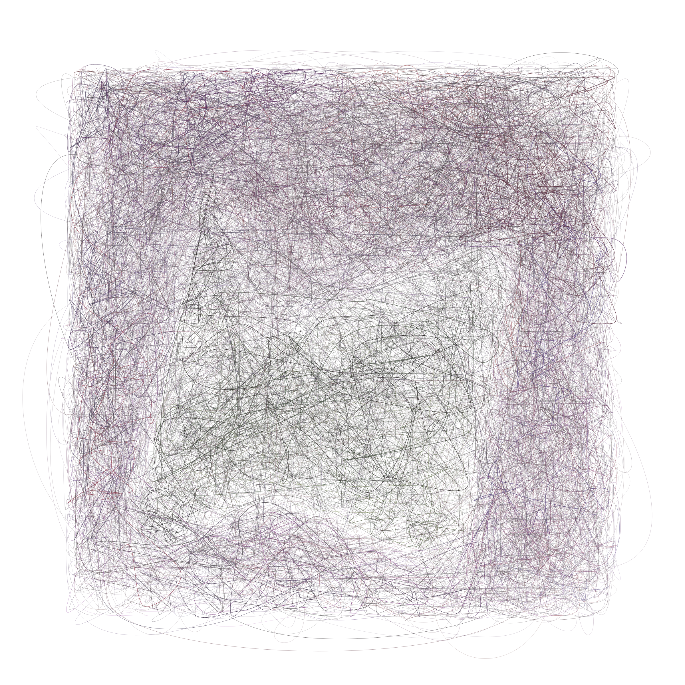 Art Blocks - Art Blocks v2 - Scribbled Boundaries #1020 - NFT # 131001020