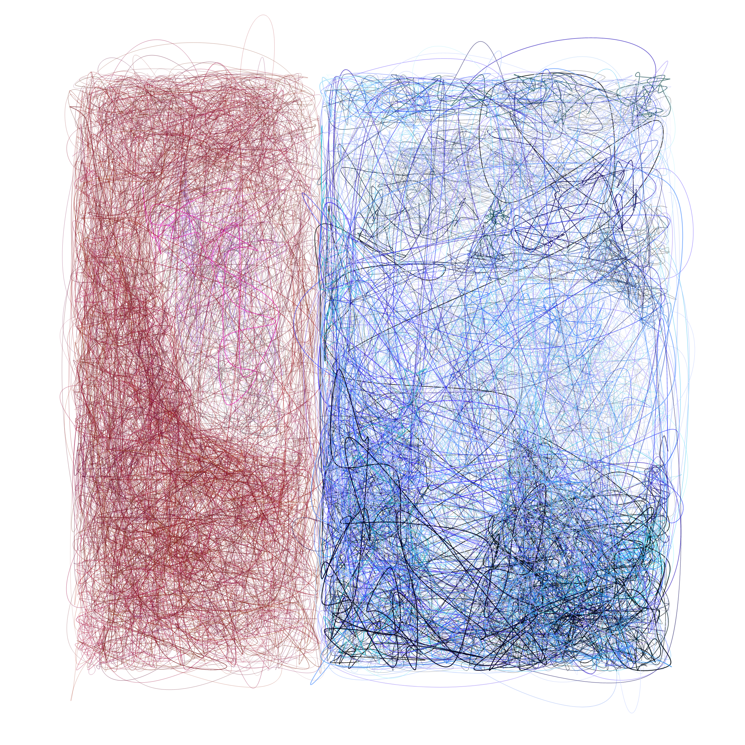 Art Blocks - Art Blocks v2 - Scribbled Boundaries #1021 - NFT # 131001021