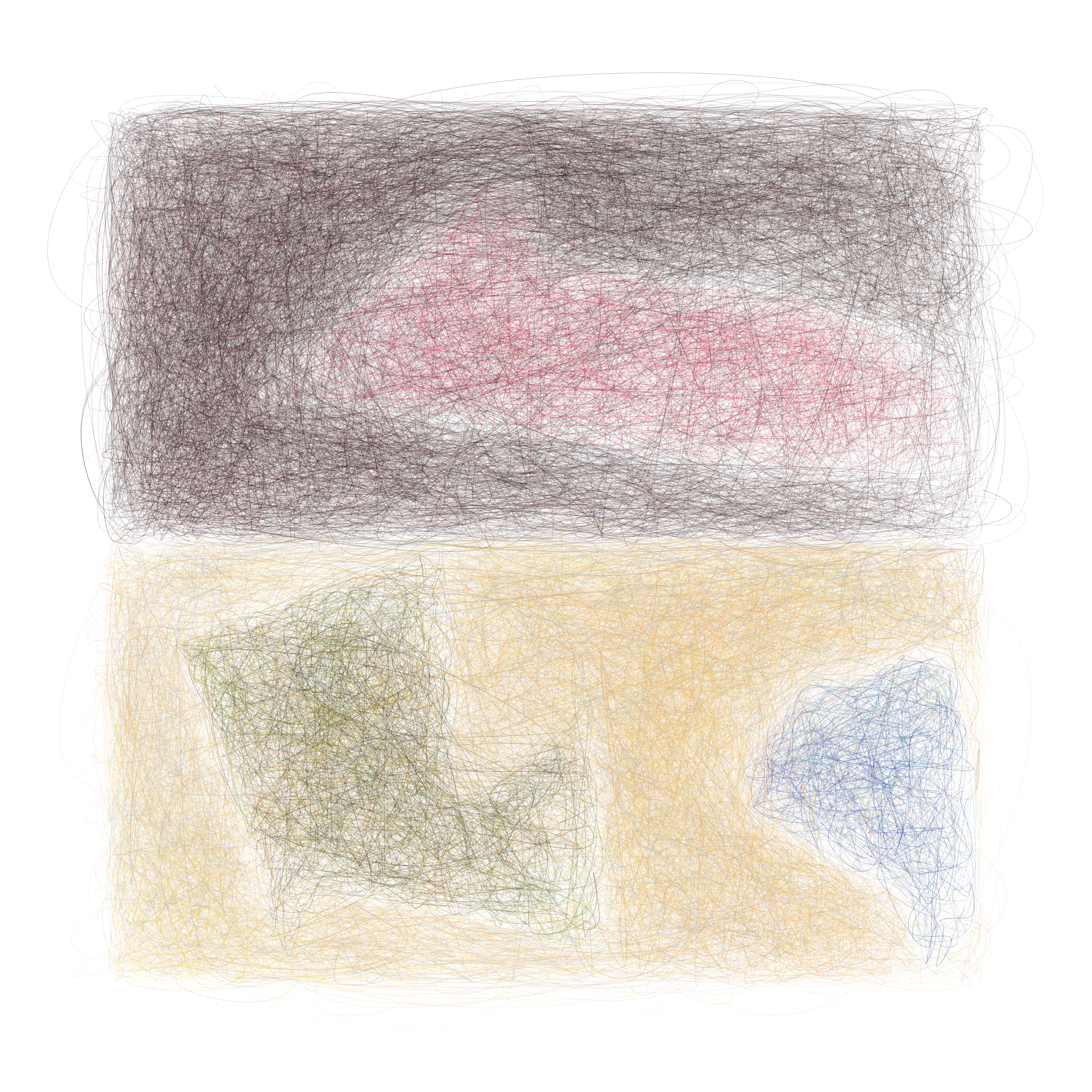 Art Blocks - Art Blocks v2 - Scribbled Boundaries #1022 - NFT # 131001022