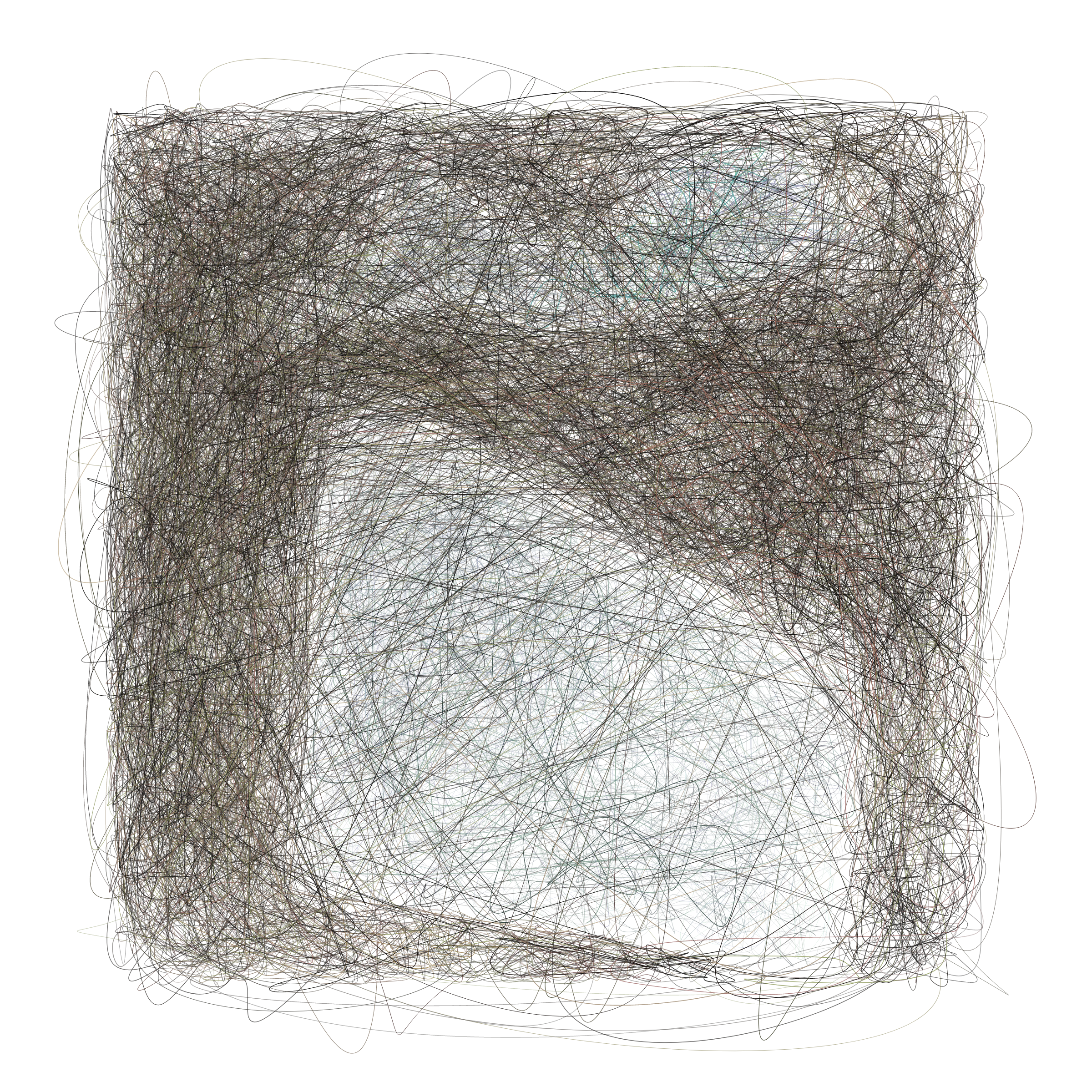 Art Blocks - Art Blocks v2 - Scribbled Boundaries #1023 - NFT # 131001023