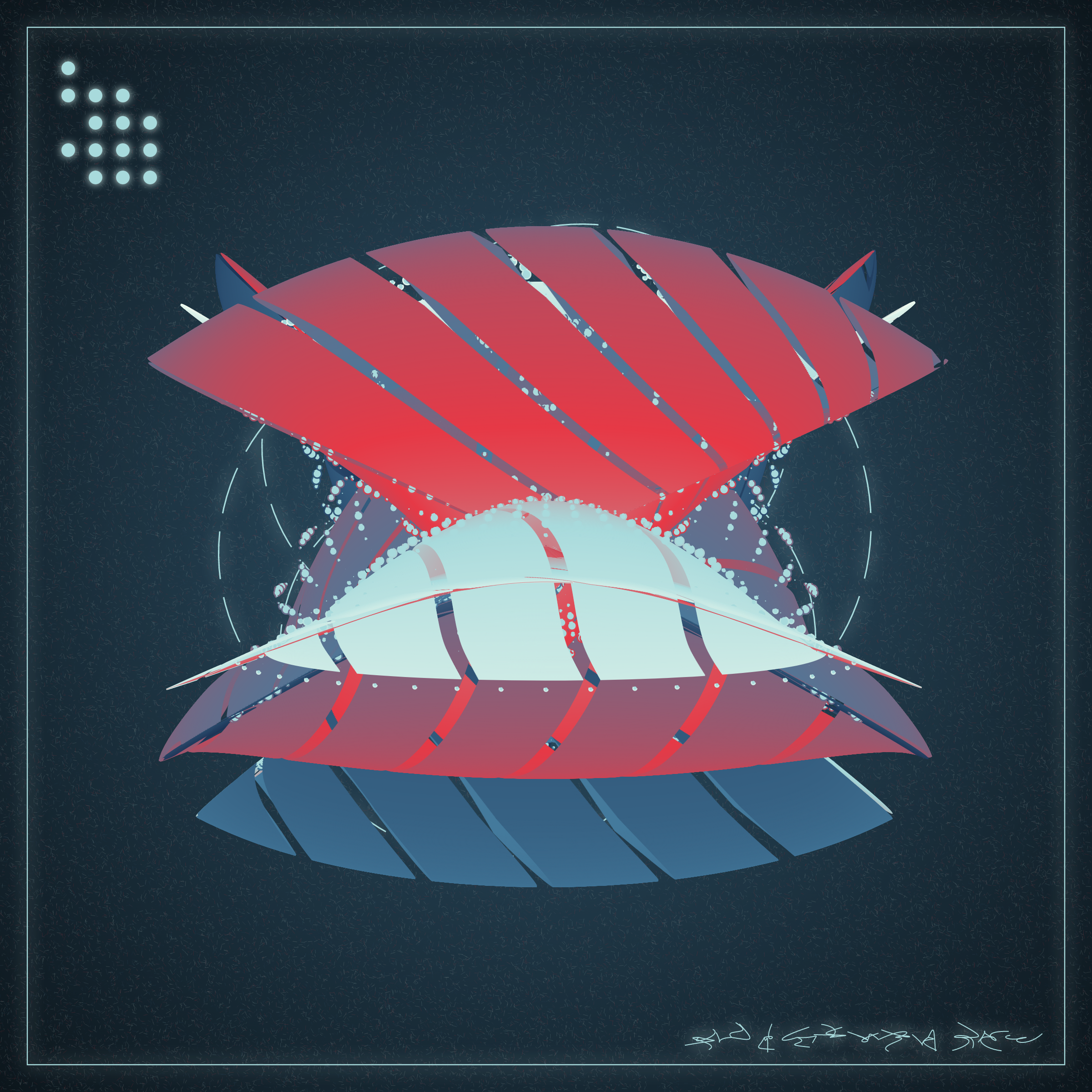 Art Blocks - Art Blocks v2 - Alien Insects #4 - NFT # 137000004