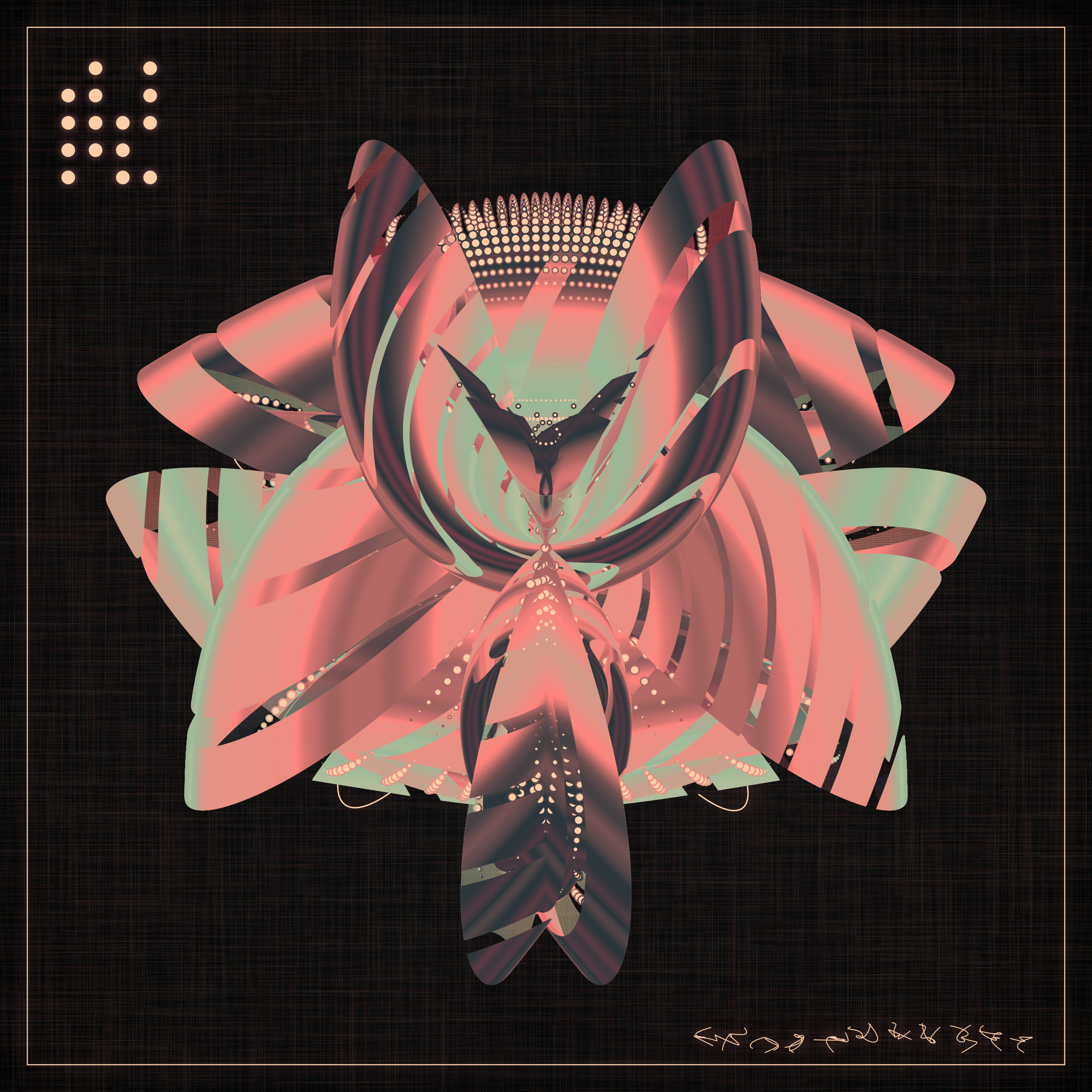 Art Blocks - Art Blocks v2 - Alien Insects #10 - NFT # 137000010