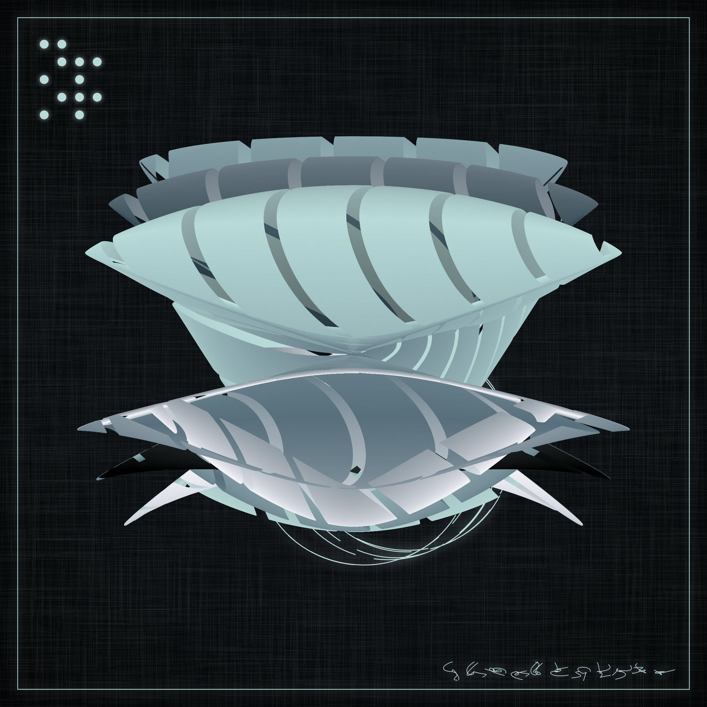 Art Blocks - Art Blocks v2 - Alien Insects #15 - NFT # 137000015