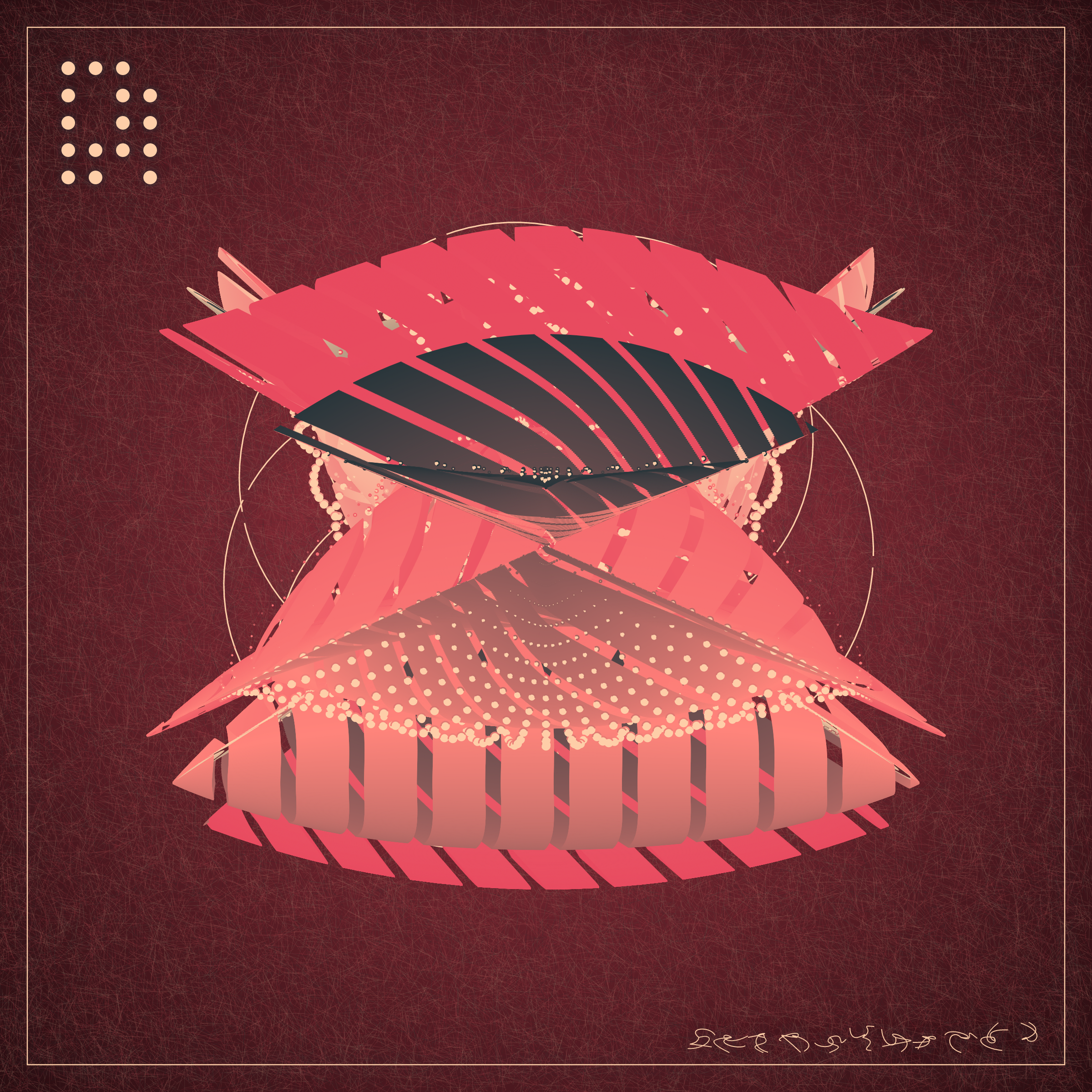 Art Blocks - Art Blocks v2 - Alien Insects #20 - NFT # 137000020