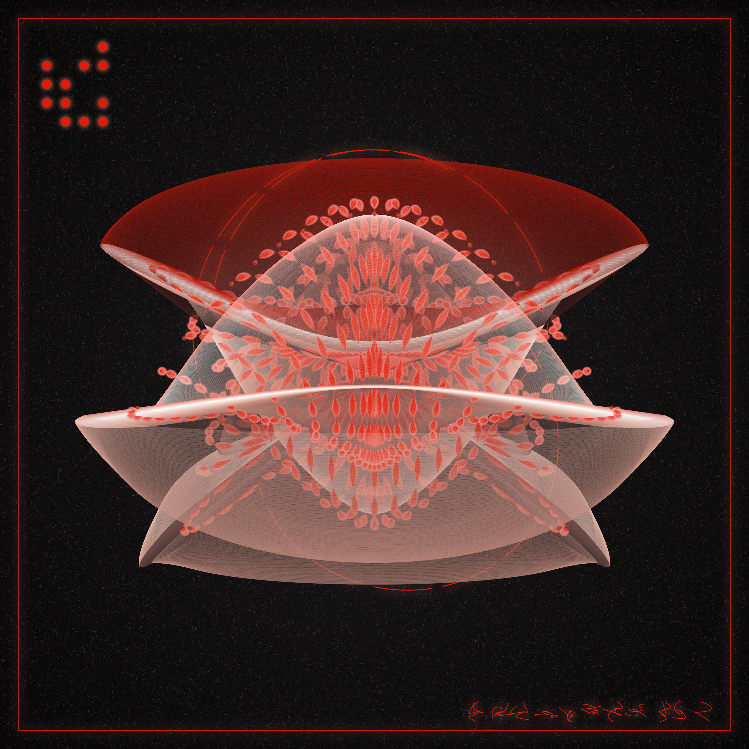 Art Blocks - Art Blocks v2 - Alien Insects #21 - NFT # 137000021