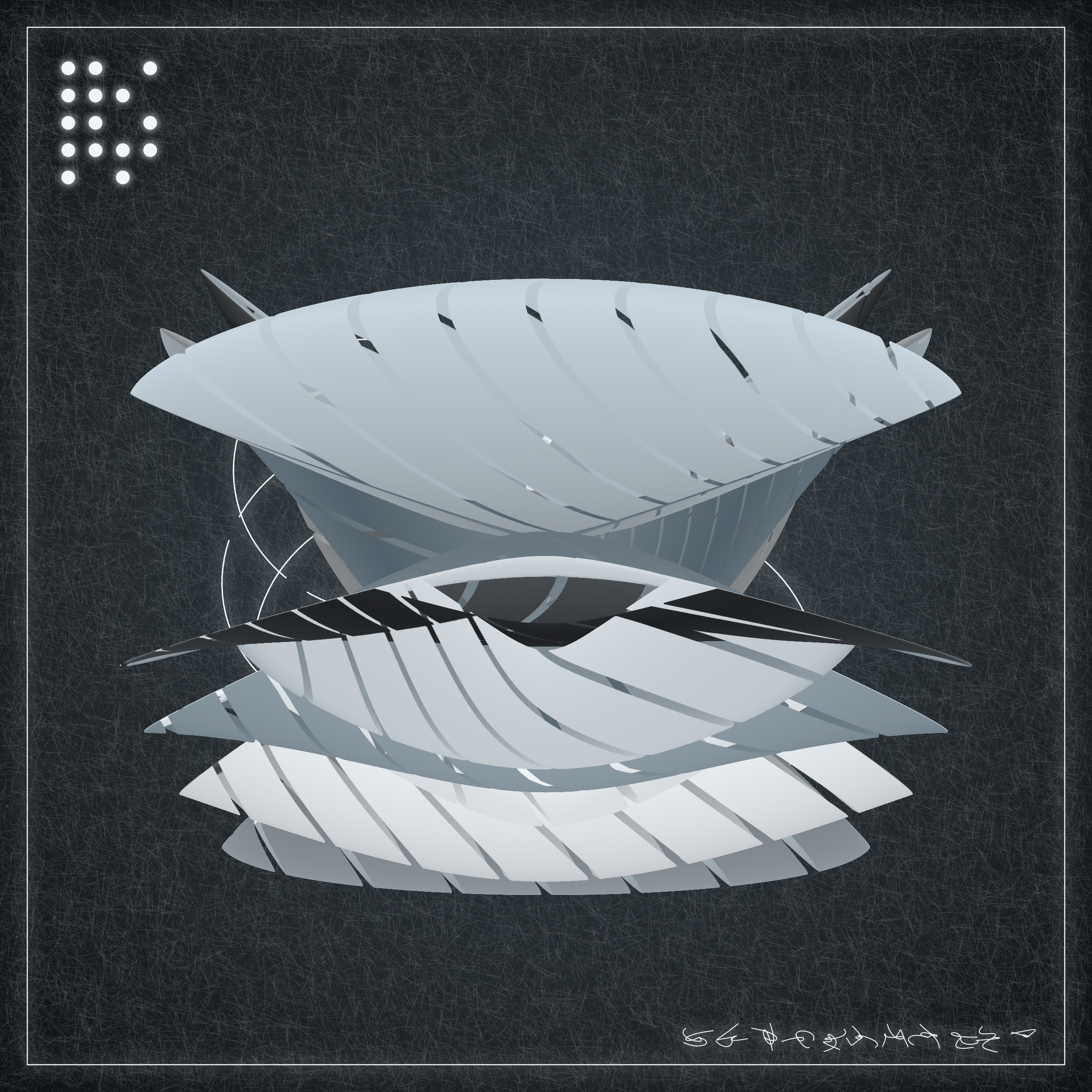 Art Blocks - Art Blocks v2 - Alien Insects #24 - NFT # 137000024