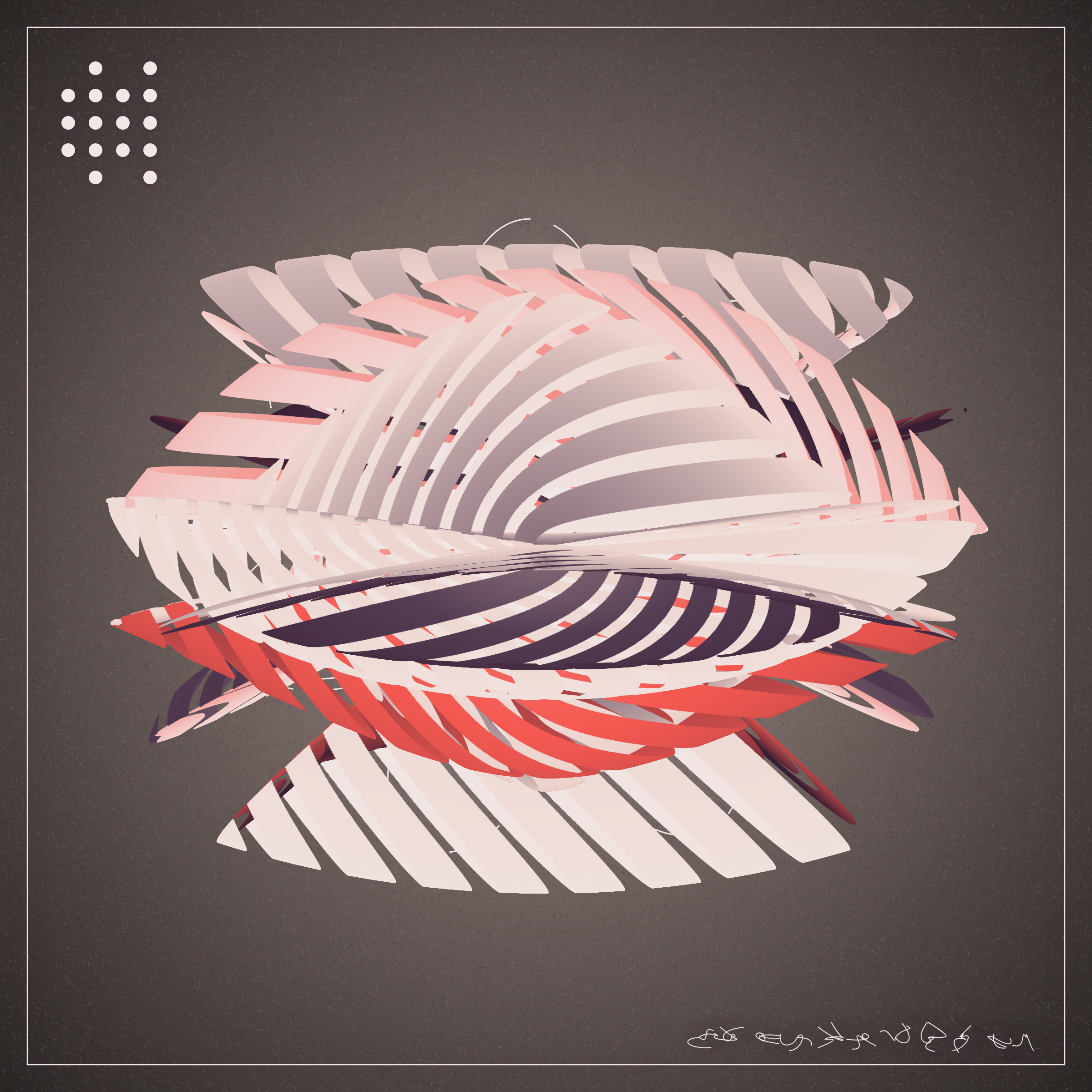 Art Blocks - Art Blocks v2 - Alien Insects #37 - NFT # 137000037