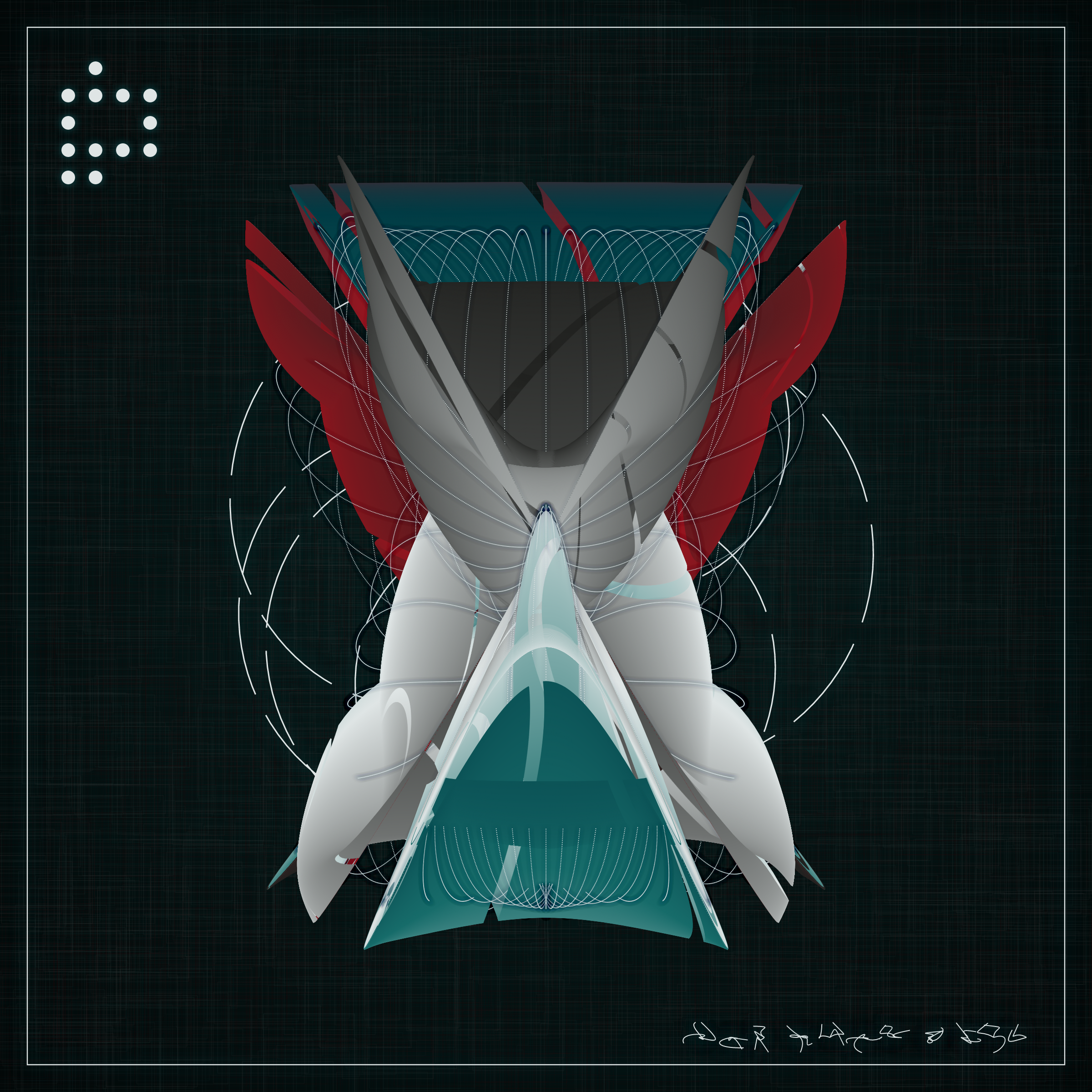 Art Blocks - Art Blocks v2 - Alien Insects #39 - NFT # 137000039