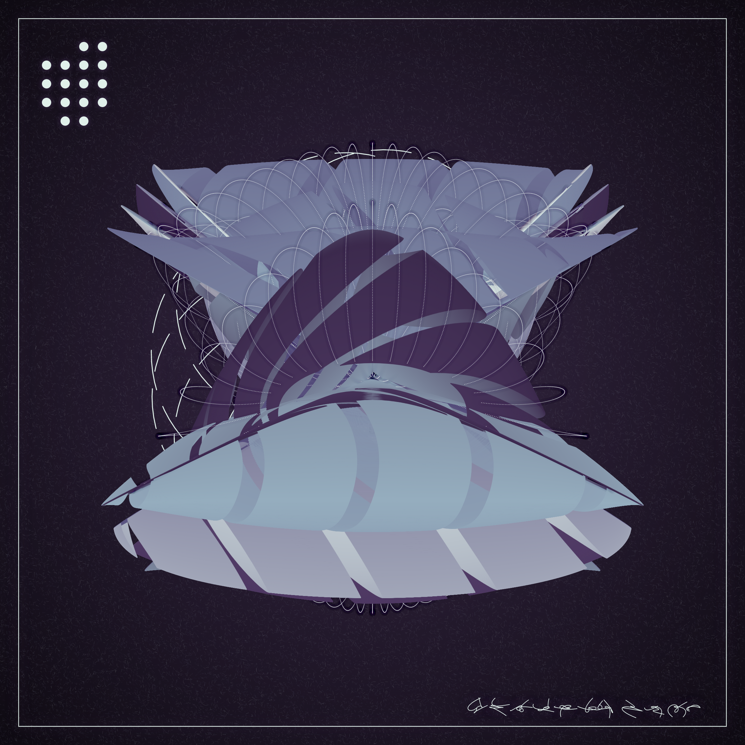 Art Blocks - Art Blocks v2 - Alien Insects #40 - NFT # 137000040