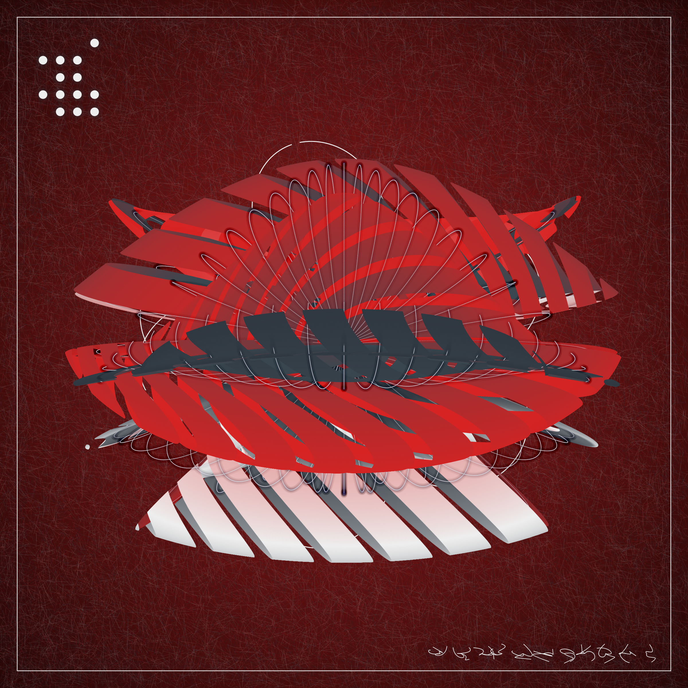 Art Blocks - Art Blocks v2 - Alien Insects #48 - NFT # 137000048