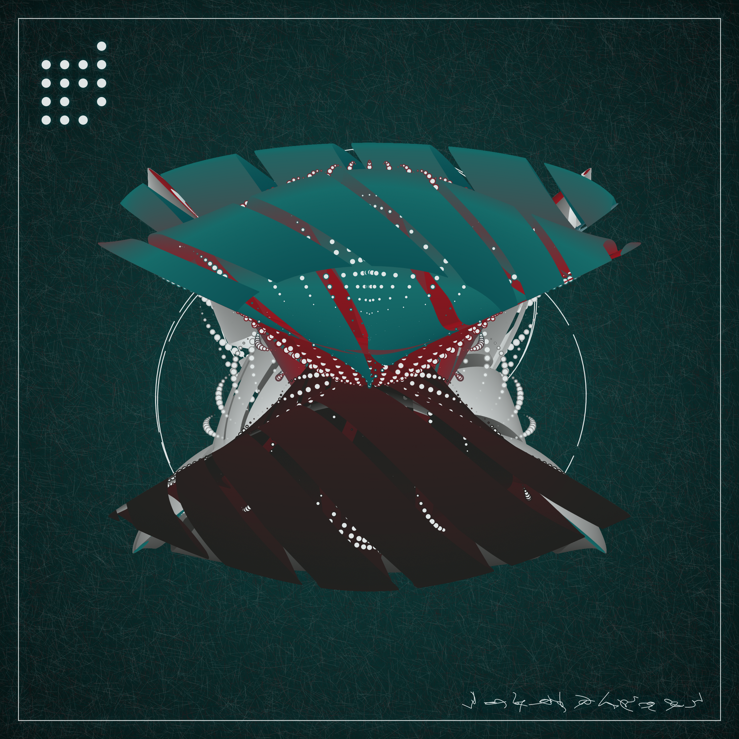 Art Blocks - Art Blocks v2 - Alien Insects #50 - NFT # 137000050