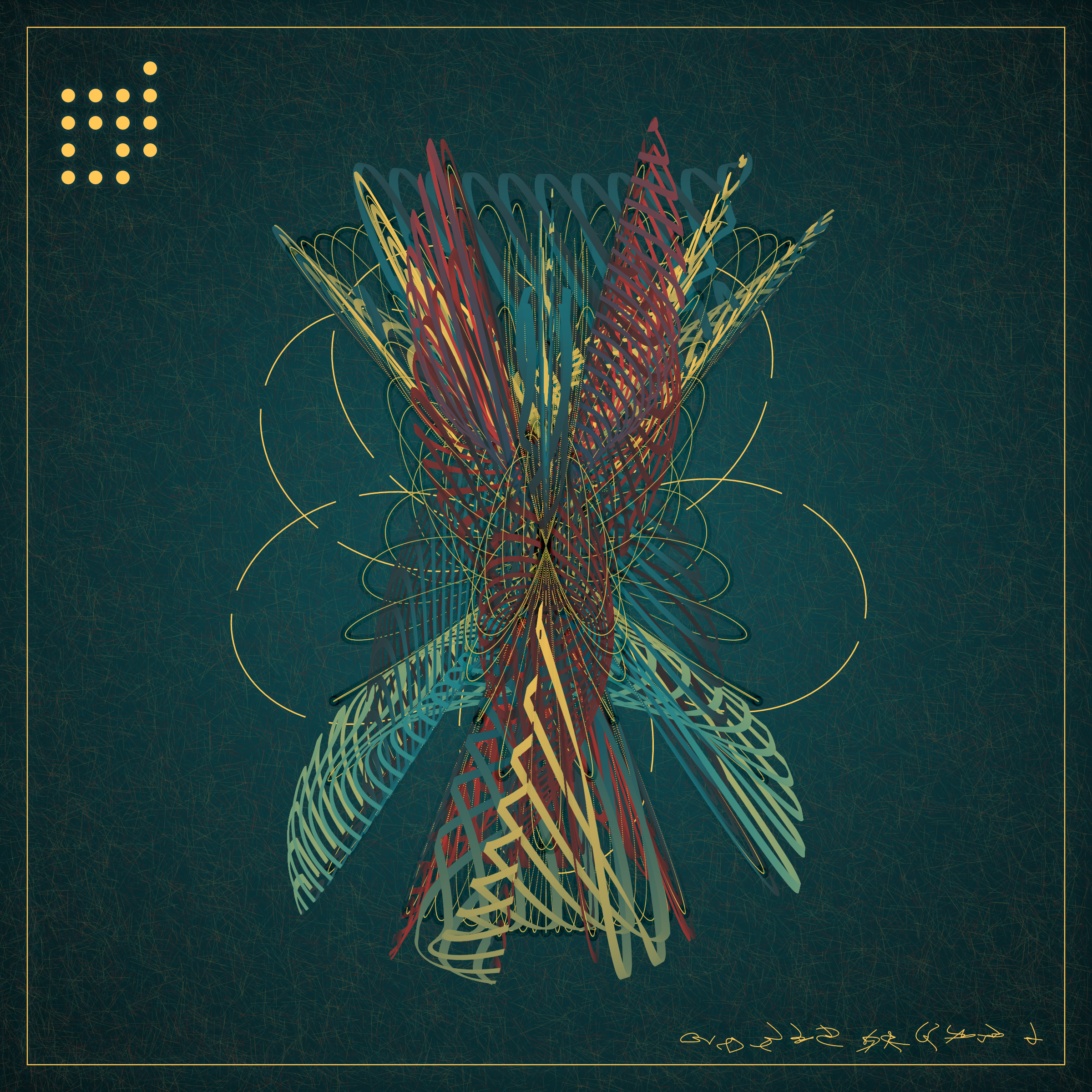 Art Blocks - Art Blocks v2 - Alien Insects #51 - NFT # 137000051