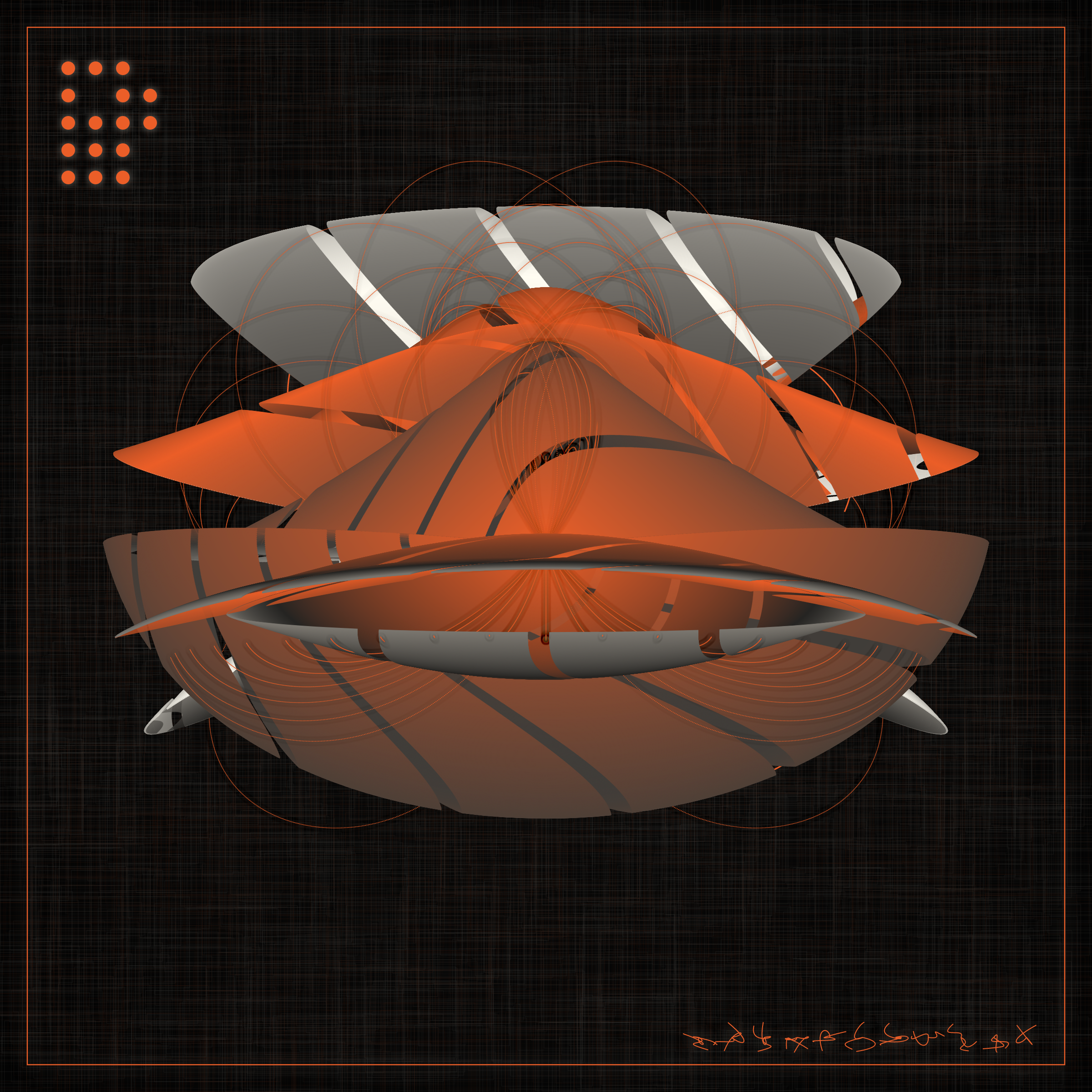 Art Blocks - Art Blocks v2 - Alien Insects #60 - NFT # 137000060