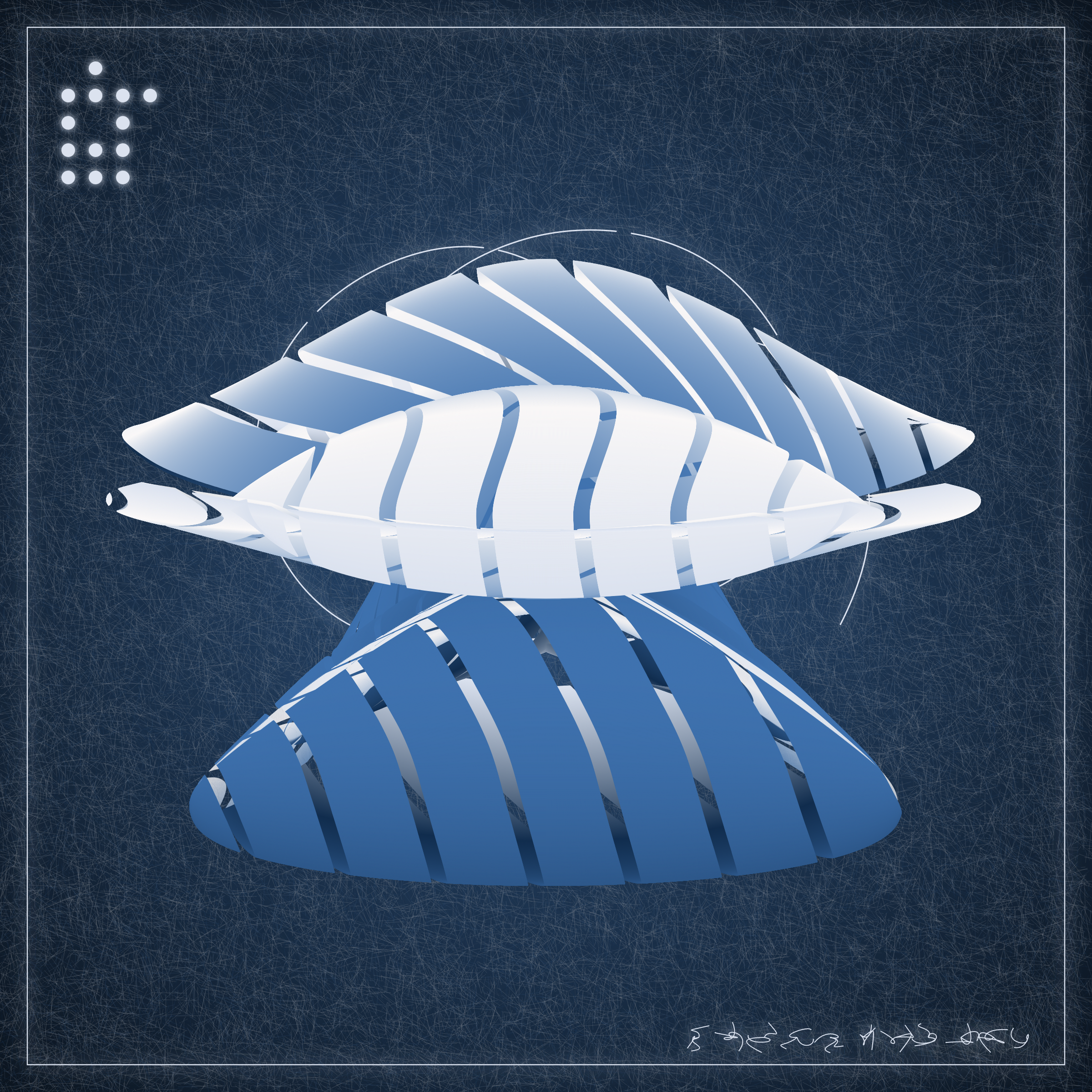 Art Blocks - Art Blocks v2 - Alien Insects #61 - NFT # 137000061