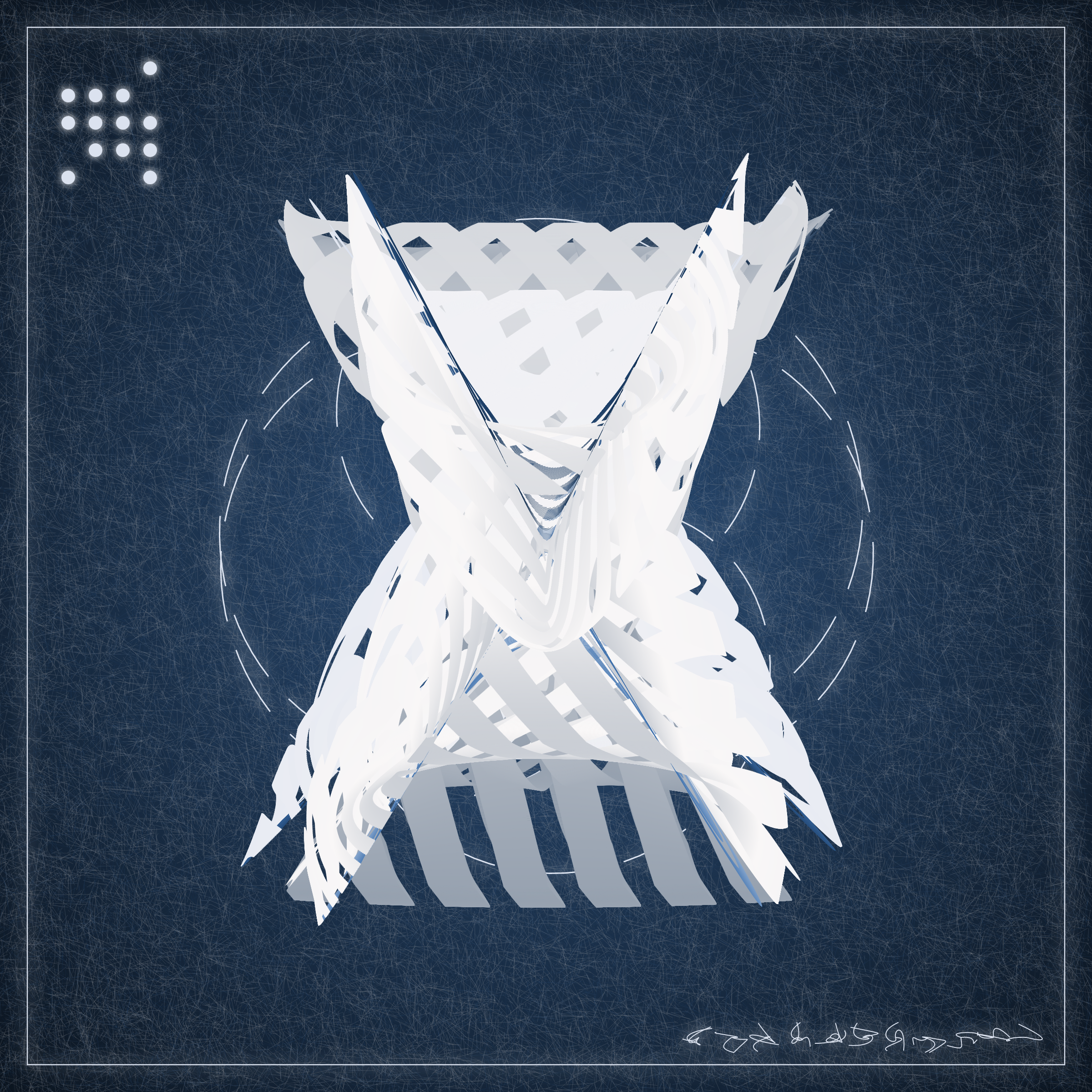 Art Blocks - Art Blocks v2 - Alien Insects #65 - NFT # 137000065