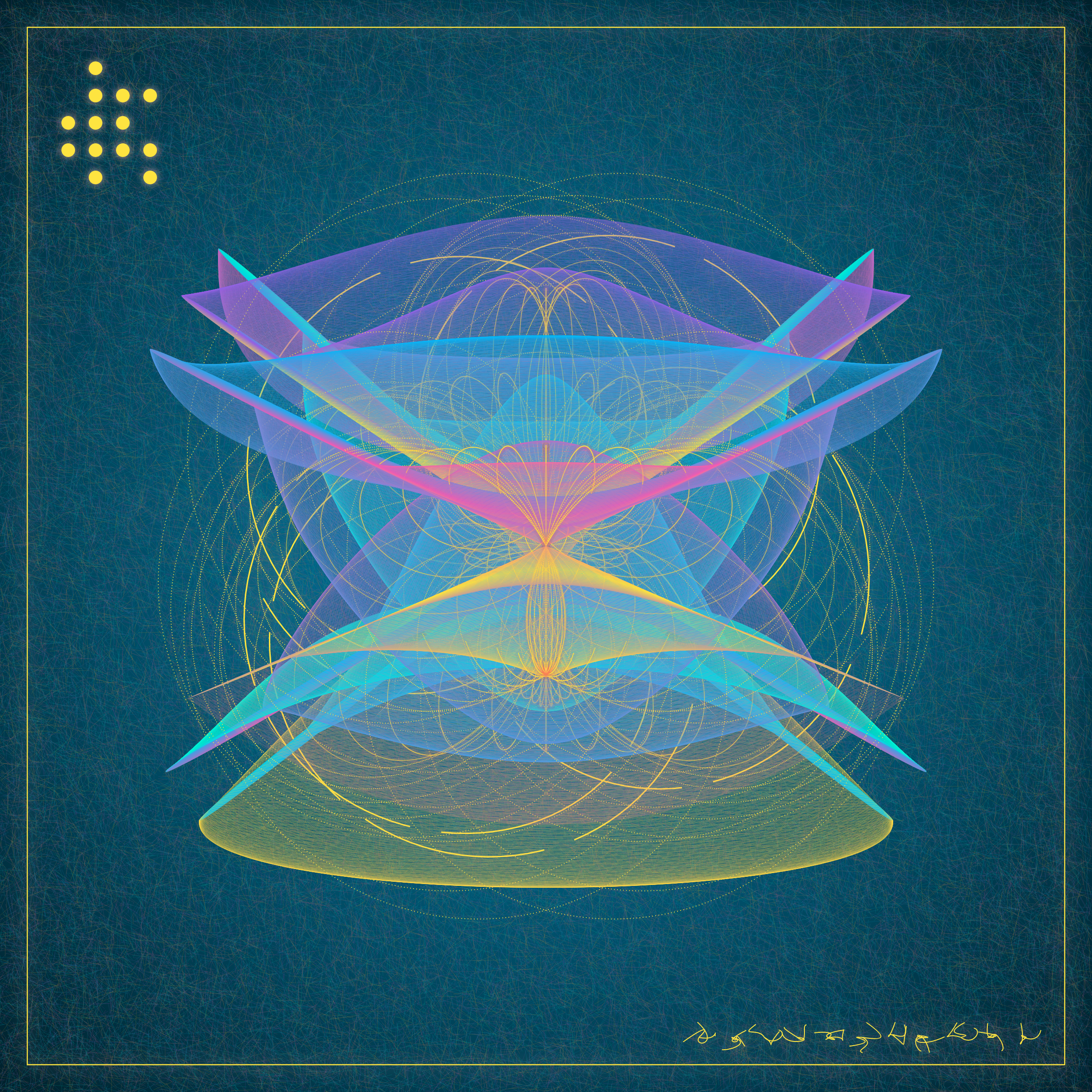 Art Blocks - Art Blocks v2 - Alien Insects #67 - NFT # 137000067