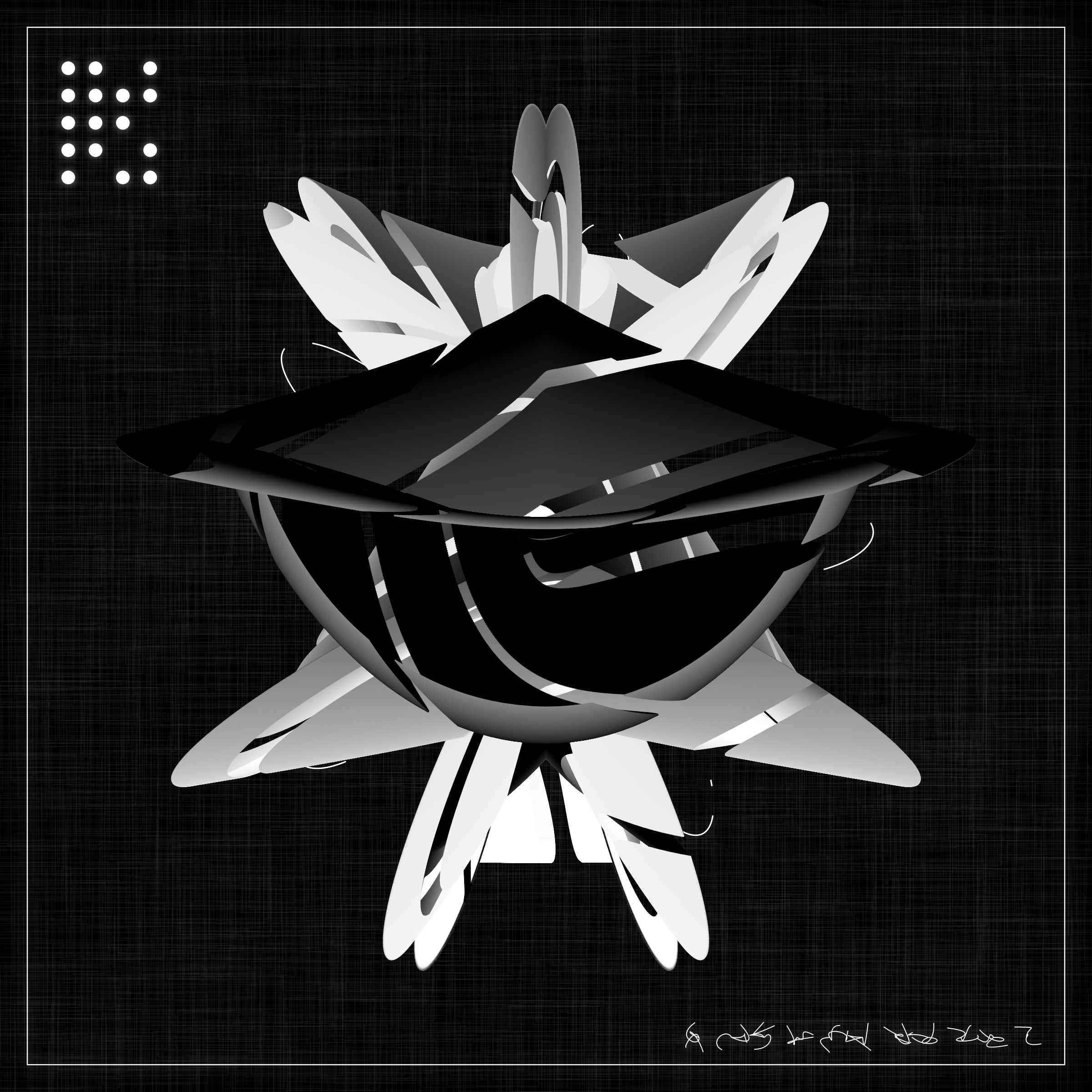 Art Blocks - Art Blocks v2 - Alien Insects #68 - NFT # 137000068