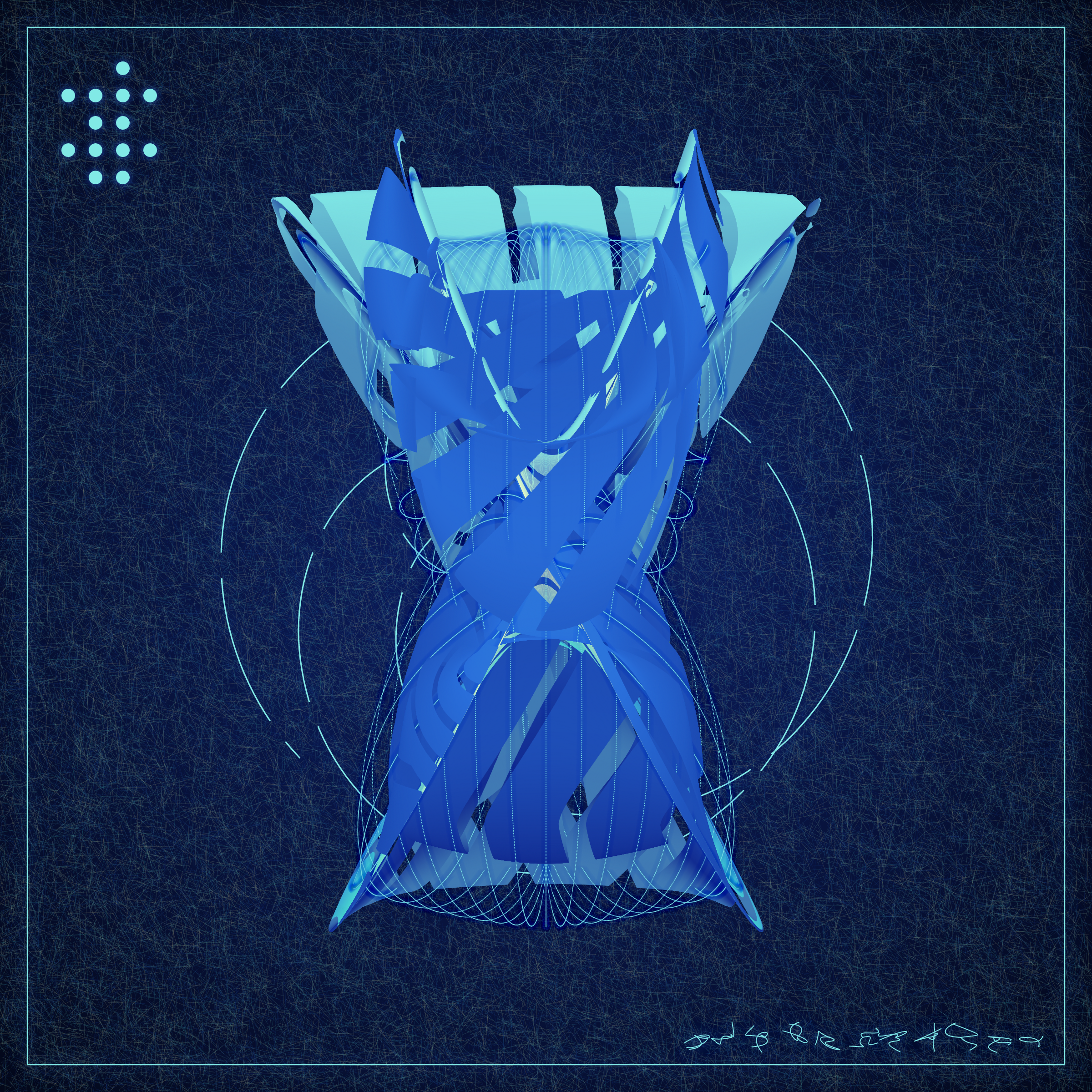 Art Blocks - Art Blocks v2 - Alien Insects #70 - NFT # 137000070