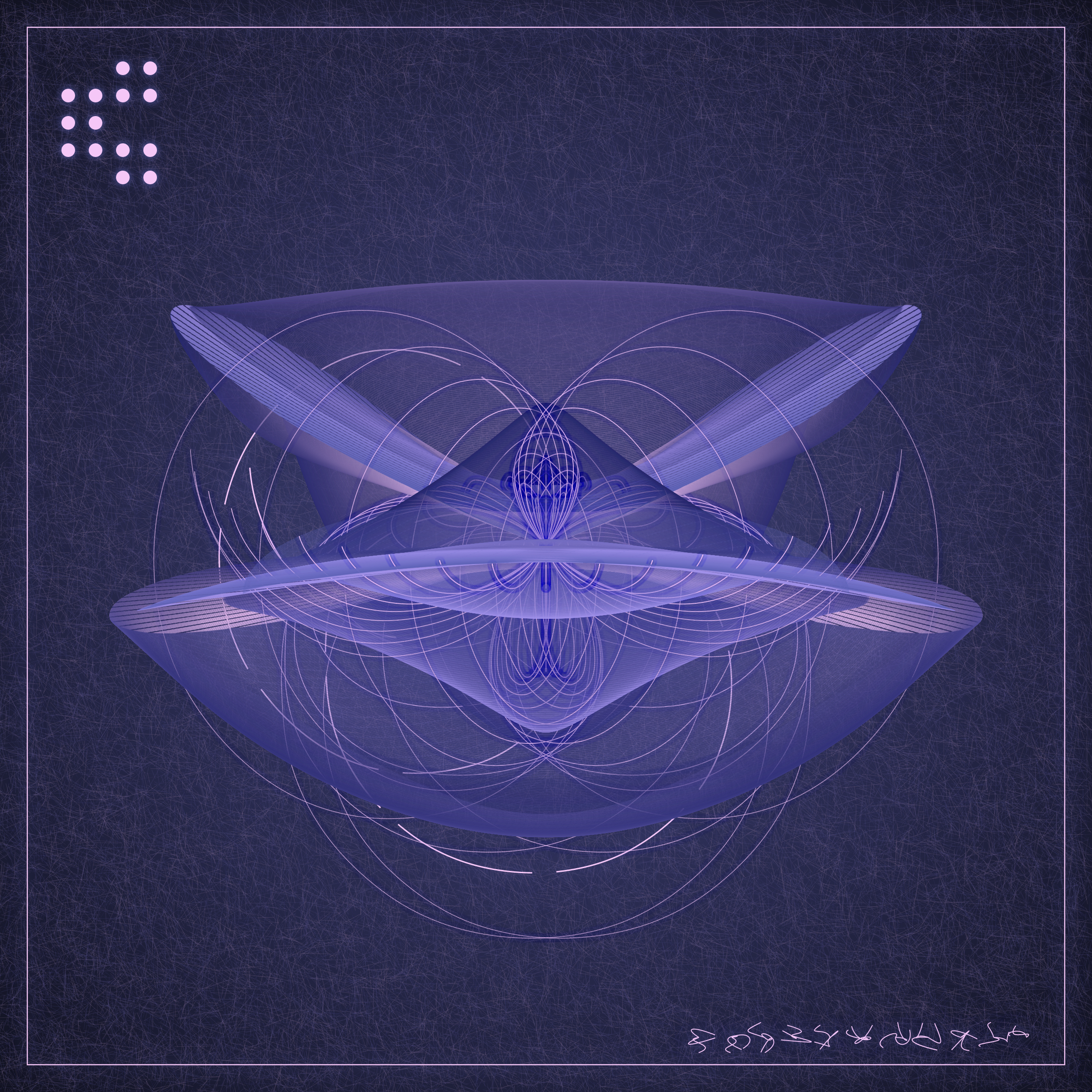 Art Blocks - Art Blocks v2 - Alien Insects #72 - NFT # 137000072