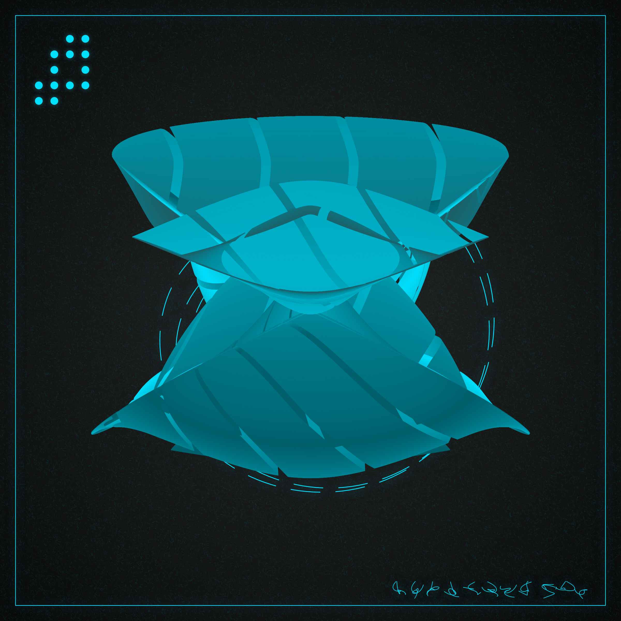 Art Blocks - Art Blocks v2 - Alien Insects #74 - NFT # 137000074