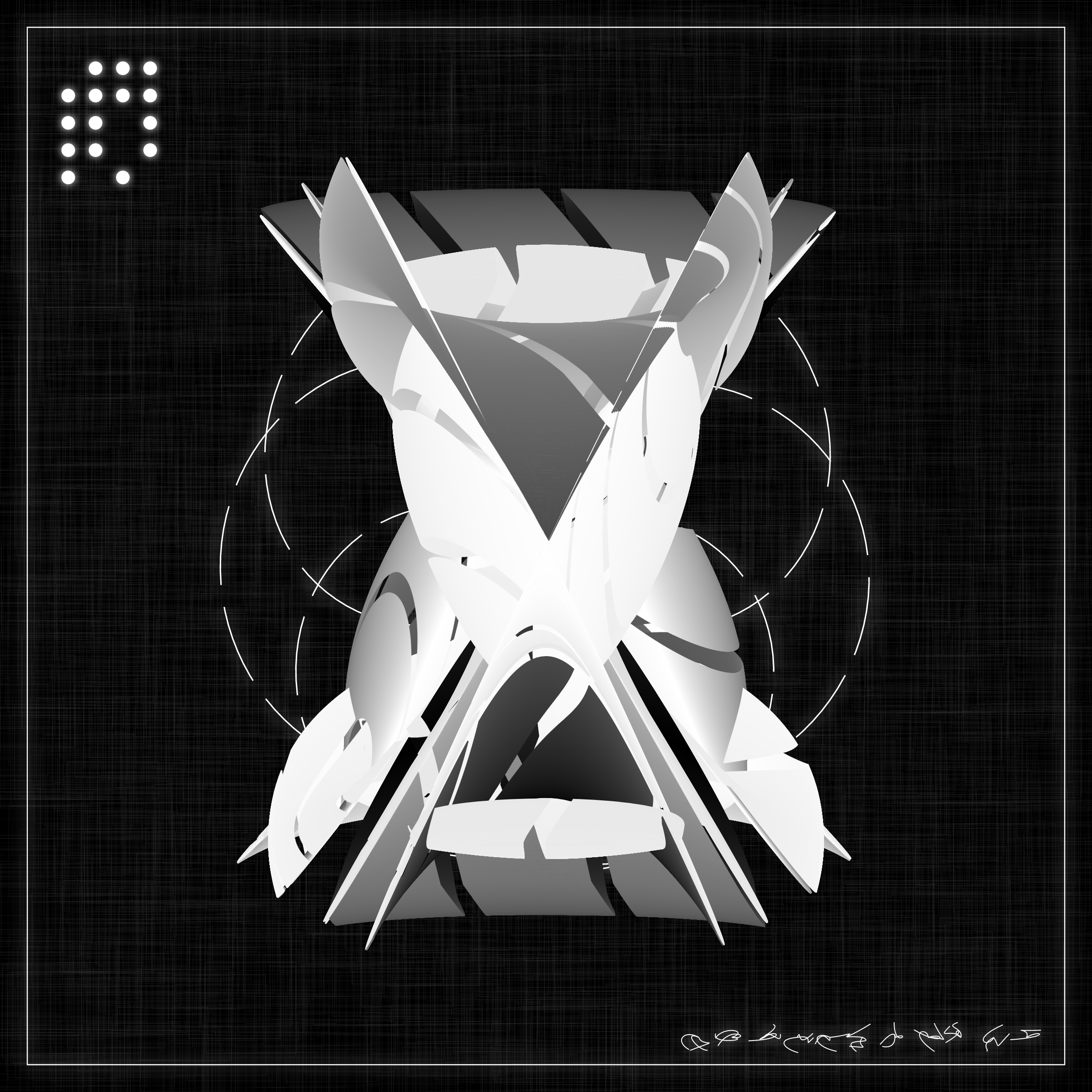 Art Blocks - Art Blocks v2 - Alien Insects #78 - NFT # 137000078